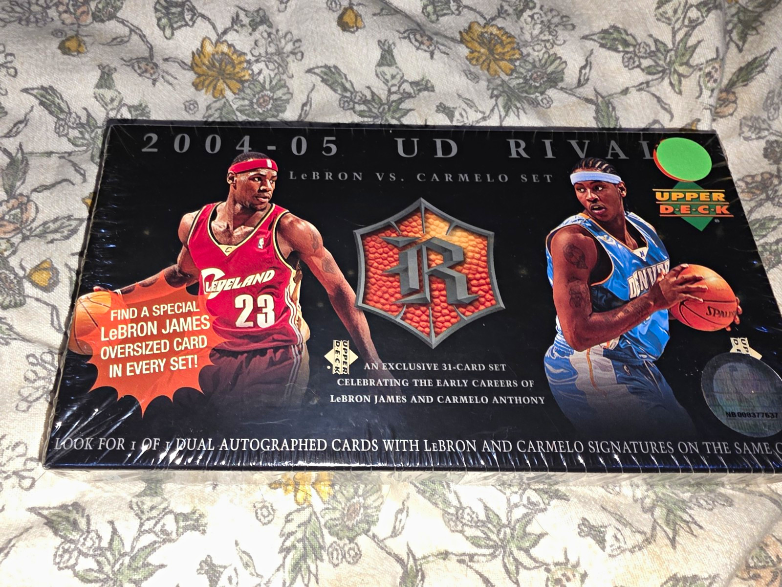 Upper Deck 2004-05 UD Rivals LeBron vs Carmelo 31-Card Oversized Set