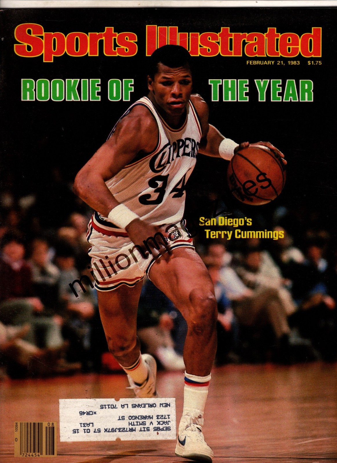 1983 Sports Illustrated February 21 - Terry Cummings; Chicago Cubs of \'69 1983 Sports Illustrated February 21 - Terry Cummings; Chicago Cubs of \'69