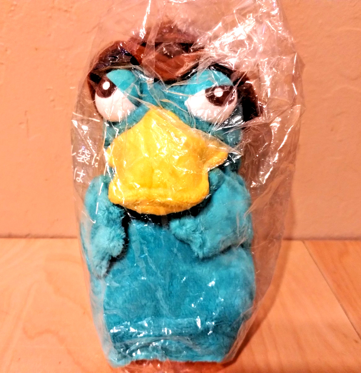 NOS VTG RARE 2011 Takara Arts Tomy Disney Japan Perry the Platypus HAND PUPPET