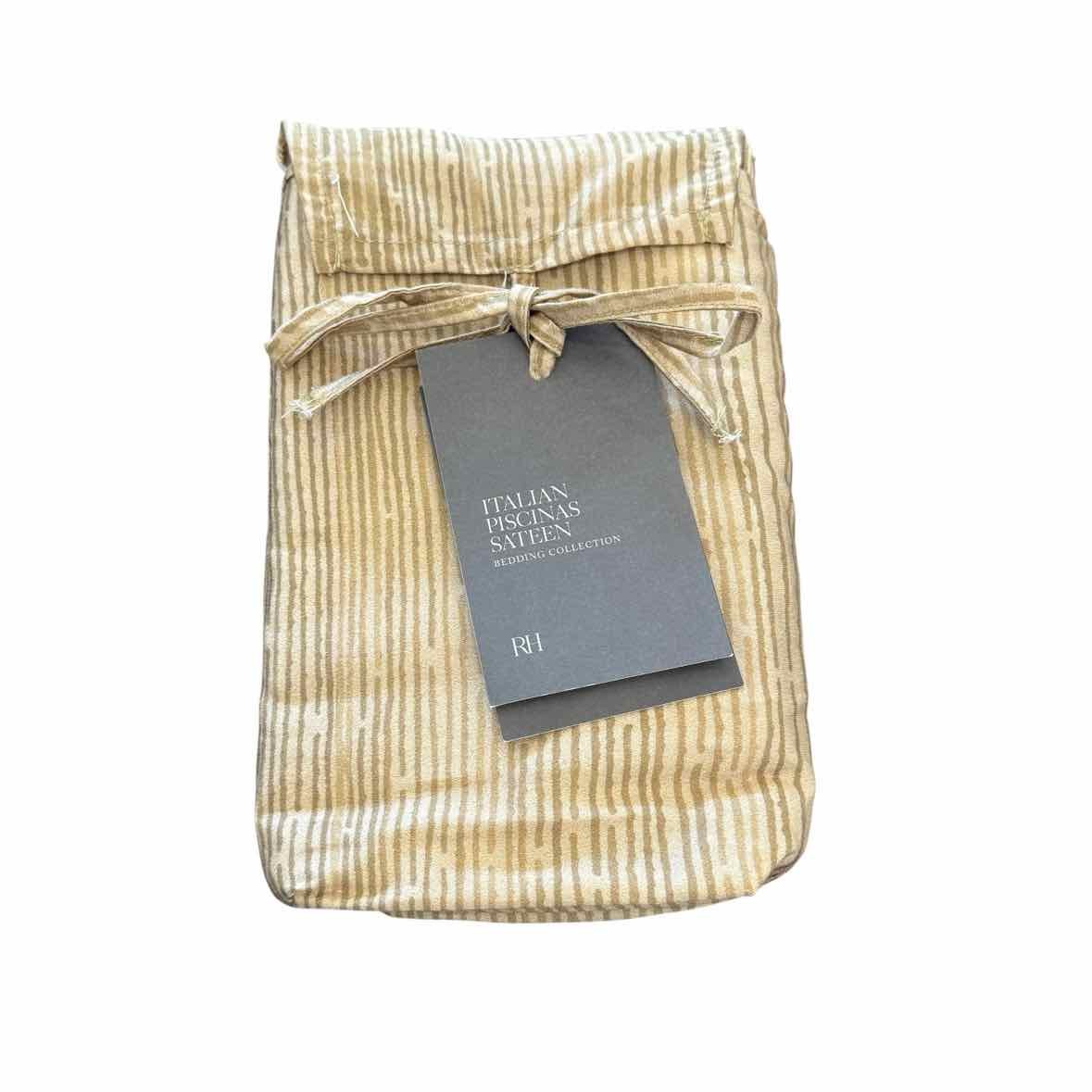 Italian Piscinas Sateen Grande King Sham in Camel by RH