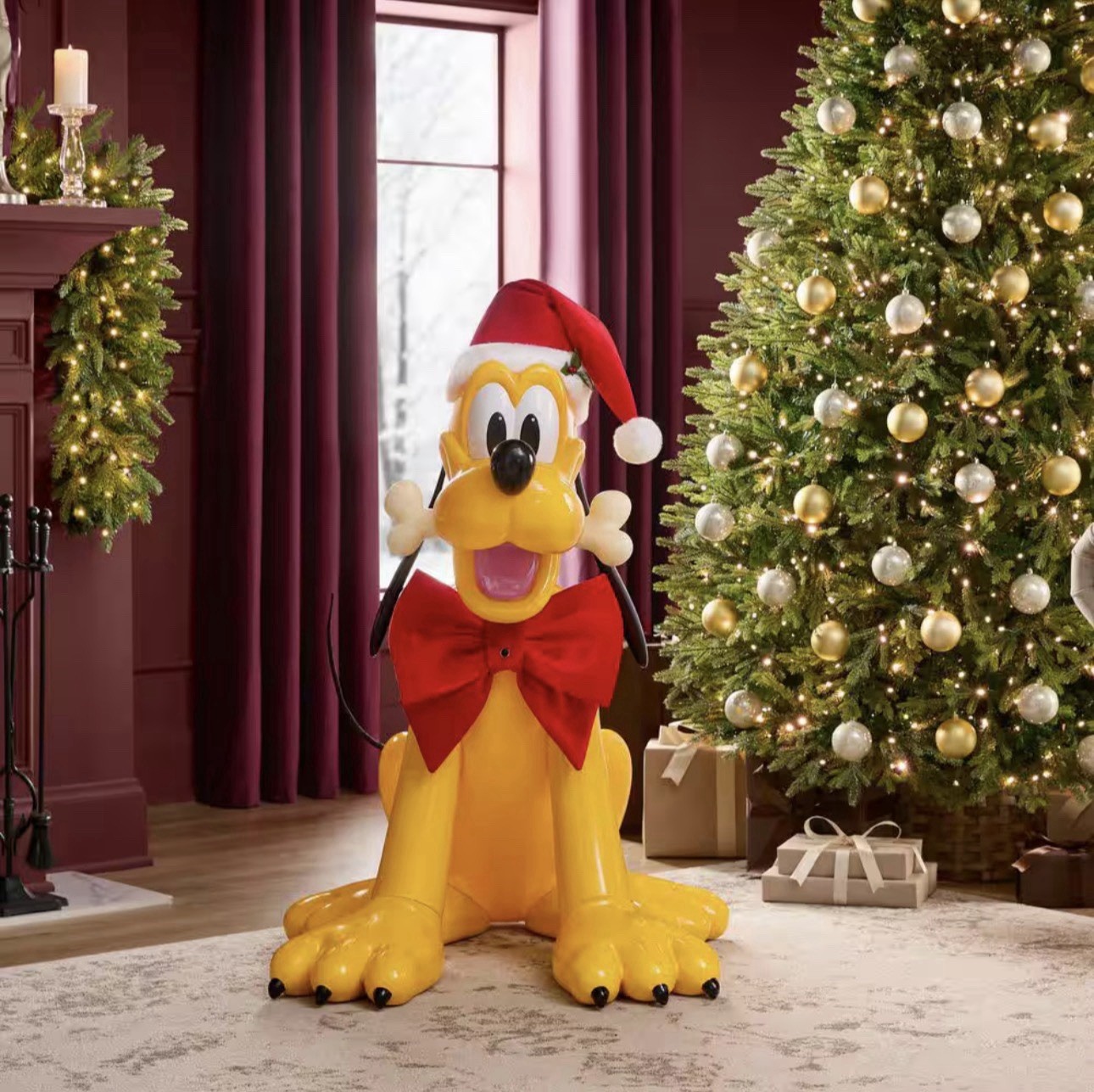 NEW Disney 3.5 FT Animated Pluto Holiday Christmas Animatronic 2026 ✅