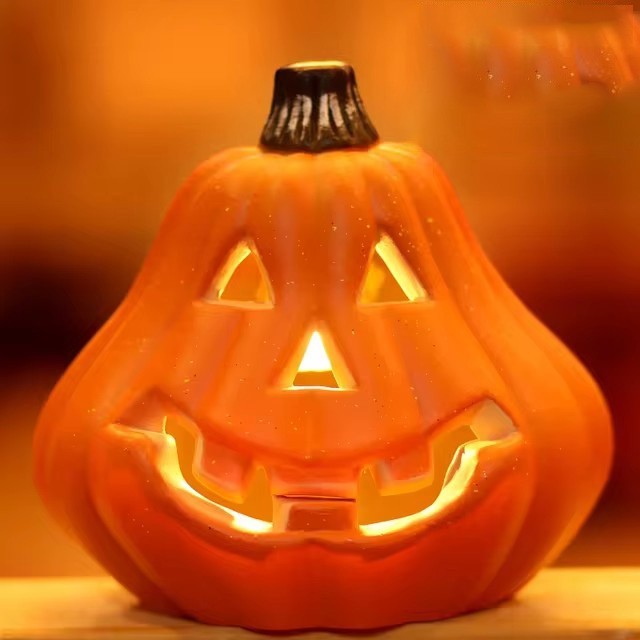 Halloween Glowing Pumpkin Decor LED Triple Layer Light Up Pumpkin Decor Battery Halloween Glowing Pumpkin Decor LED Triple Layer Light Up Pumpkin Decor Battery