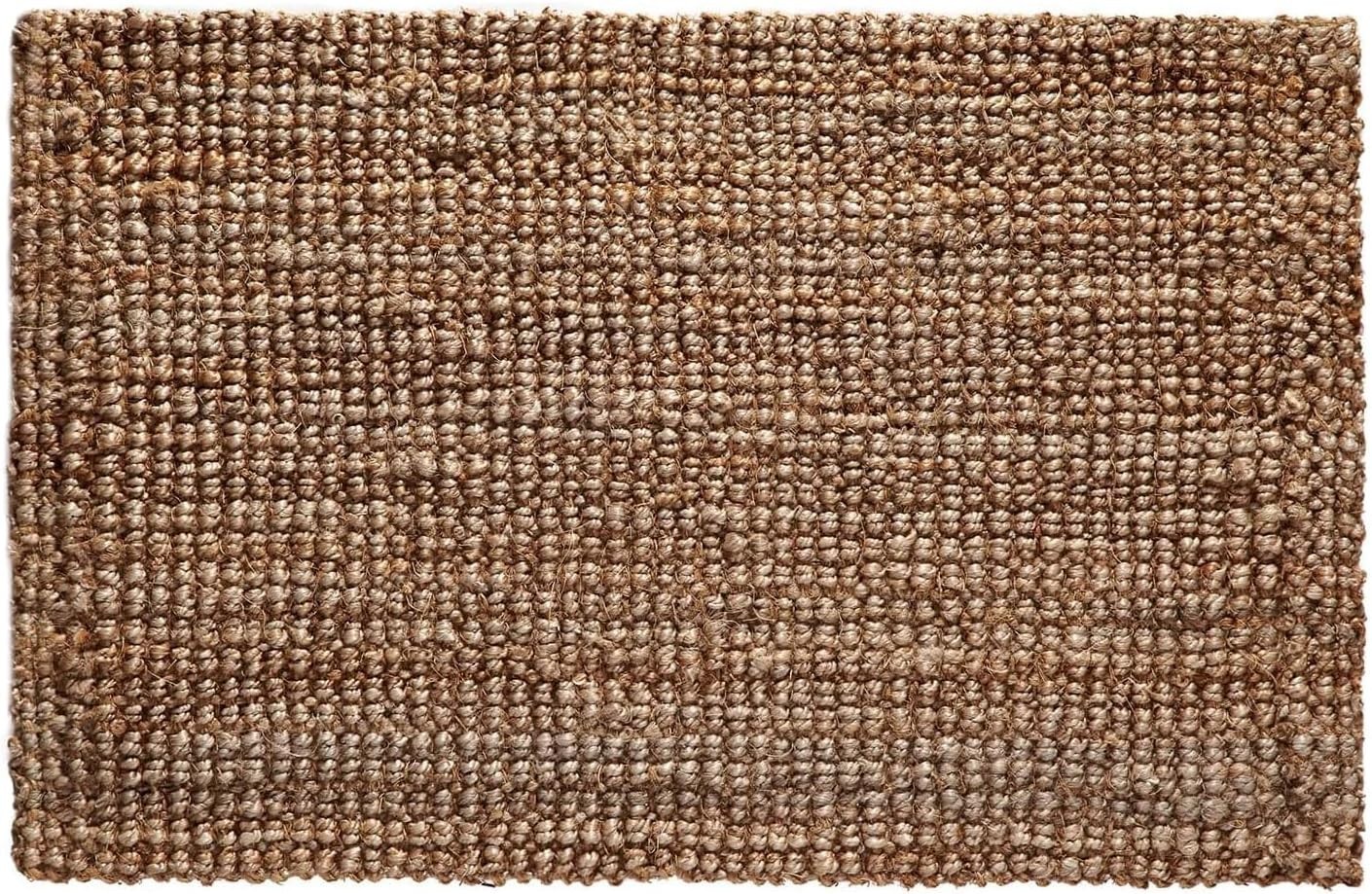 Jute Handspun Area Rug - Premium Handwoven 24 x 36 Inch, Natural Jute Handspun Area Rug - Premium Handwoven 24 x 36 Inch, Natural