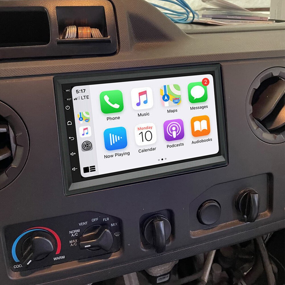 For 2009-2013 Ford E150 E250 Apple Carplay Car Radio Android 13 Navi GPS Player