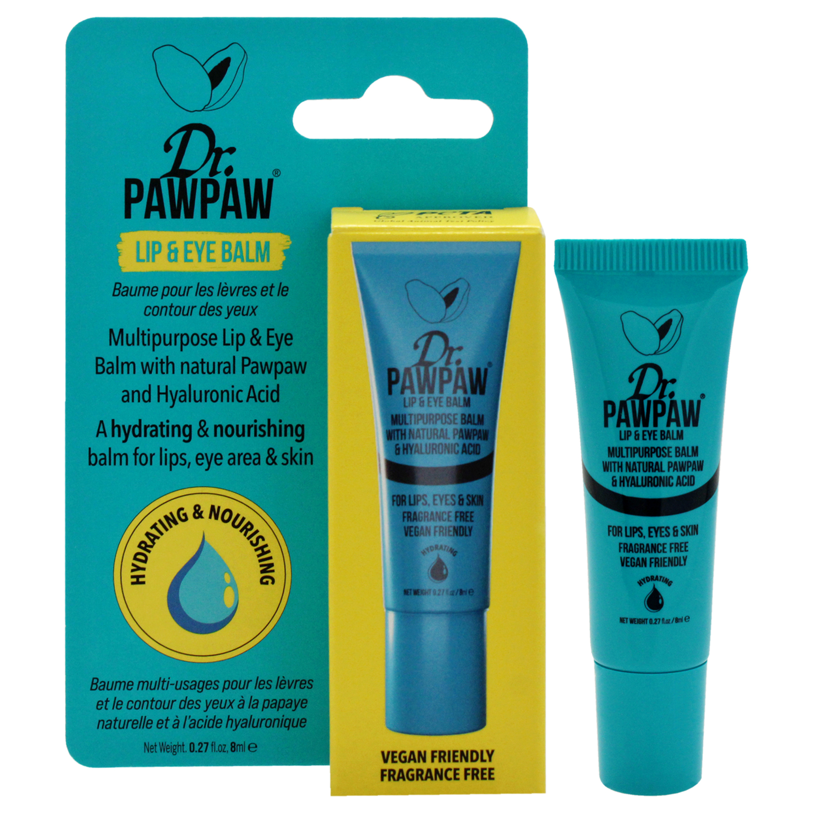 Multipurpose Lip and Eye Balm by Dr. PawPaw for Women - 0.27 oz Balm