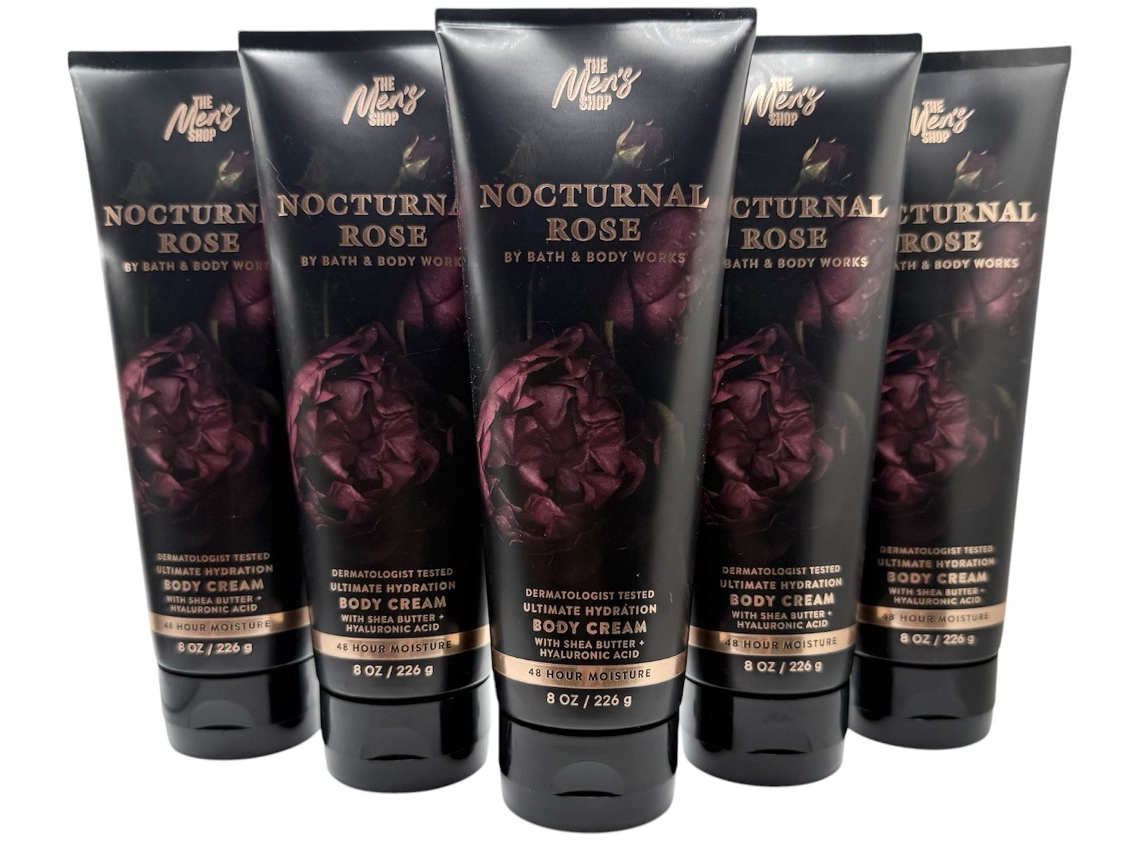 Bath & Body Works Nocturnal Rose Ultimate Hydration Body Cream | Lot Of 5 | NEW