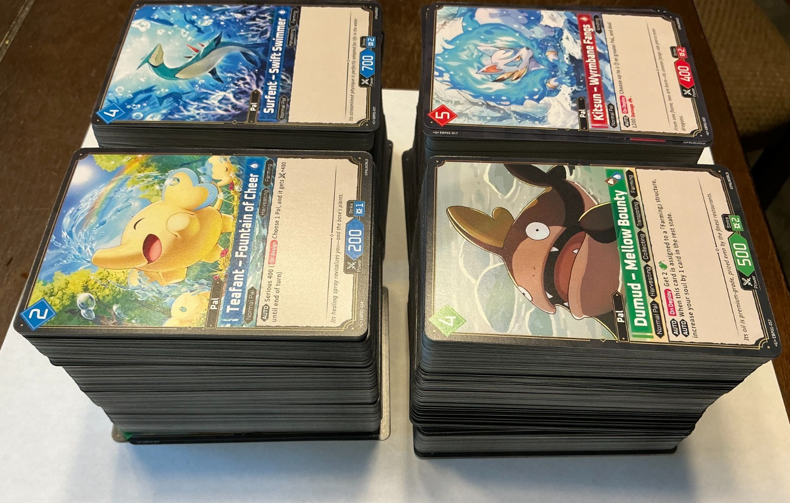 Lot Of 500 Bulk 1st Edition Palworld Cards (common/uncommon ONLY) (PACK FRESH) Lot Of 500 Bulk 1st Edition Palworld Cards (common/uncommon ONLY) (PACK FRESH)