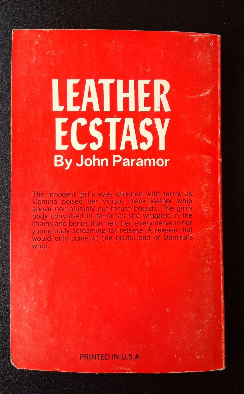 Leather Ecstasy John Paramor Bizarre Library #25 Di Mulatto Vintage Paperback