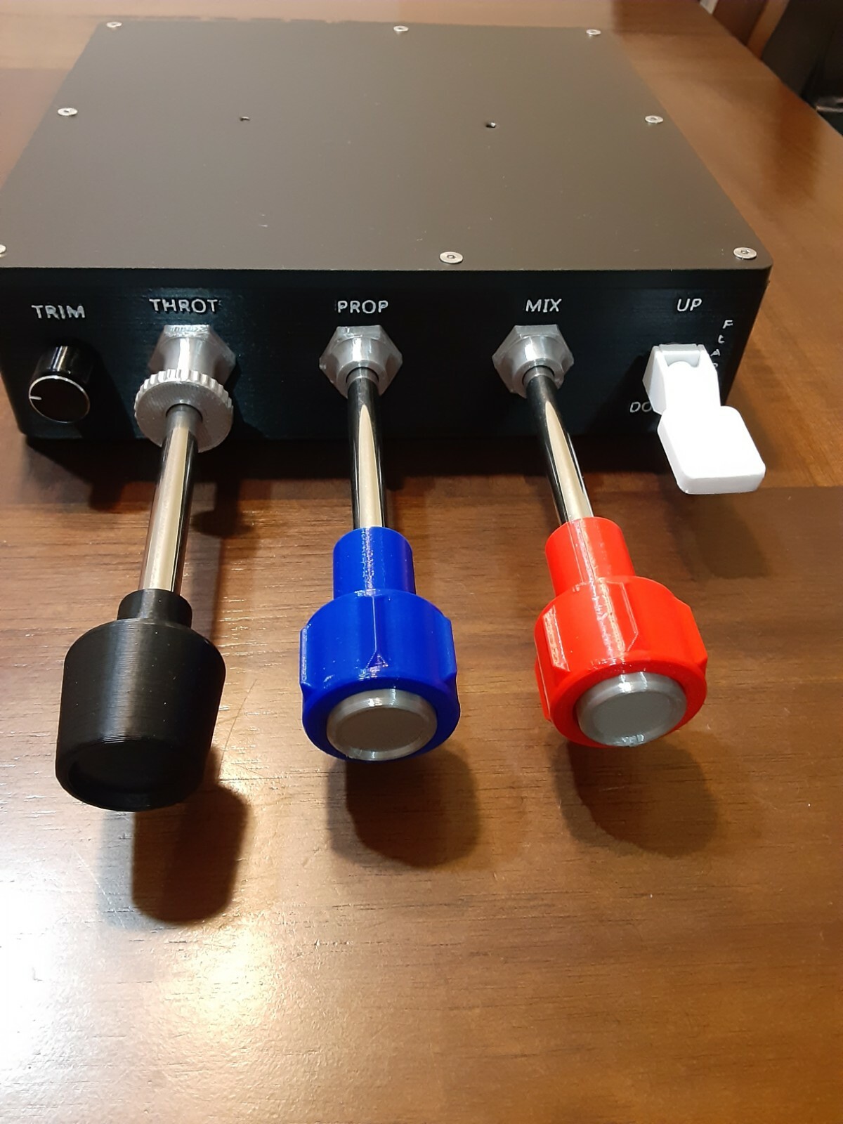 Cessna Throttle Quadrant Prop Mixture Flaps Trim Controller For Flight Sims Cessna Throttle Quadrant Prop Mixture Flaps Trim Controller For Flight Sims
