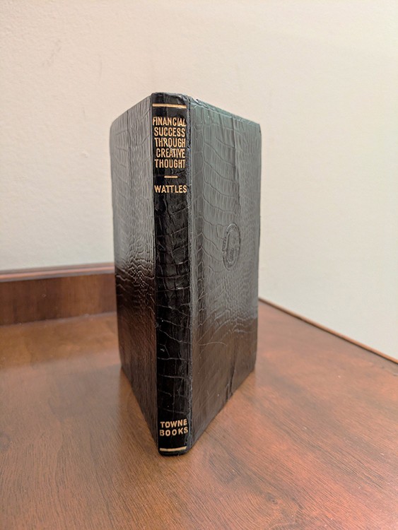 [RARE][1st ed] Wallace Wattles, Financial Success Through Creative Thought, 1915