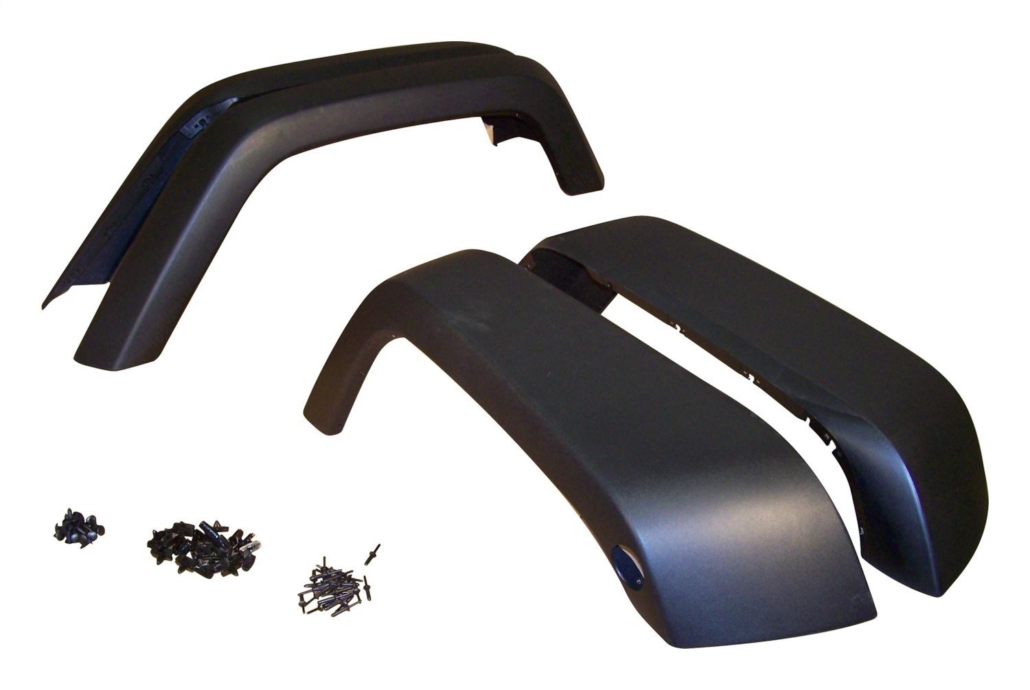 Crown Automotive 5KFK Fender Flare Kit for 2007-2018 JK Wranglers, Includes 4