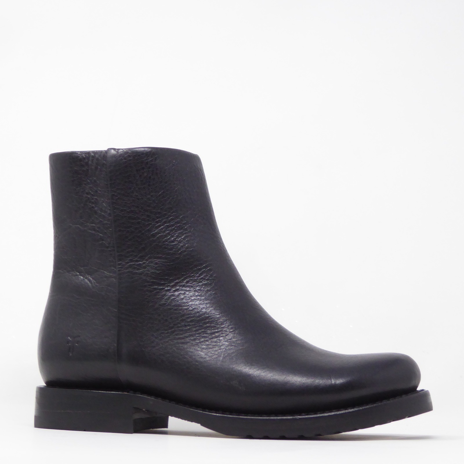 Frye Veronica Inside Zip Bootie Womens Black Leather Side Ankle Boots Size 6.5