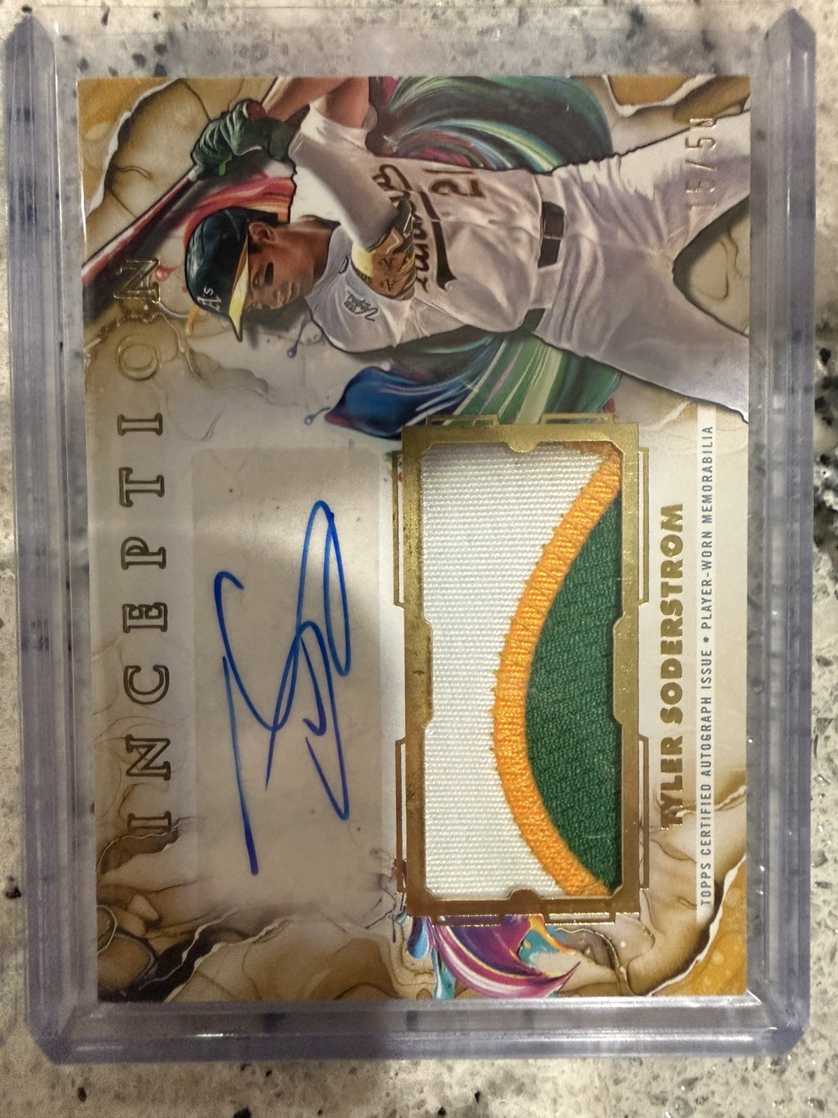 2025 Tyler Soderstrom Inception Patch Aoutograph /50 Great Patch 2025 Tyler Soderstrom Inception Patch Aoutograph /50 Great Patch