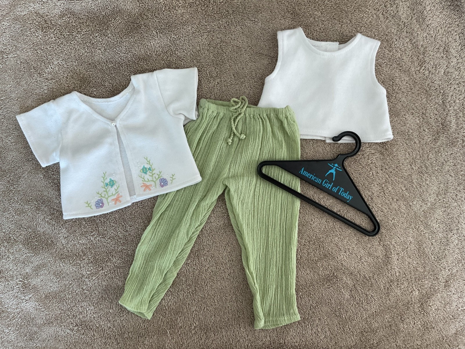American Girl Doll Breezy Day Outfit Sea Ocean Fish Beach Water Clam Starfish American Girl Doll Breezy Day Outfit Sea Ocean Fish Beach Water Clam Starfish