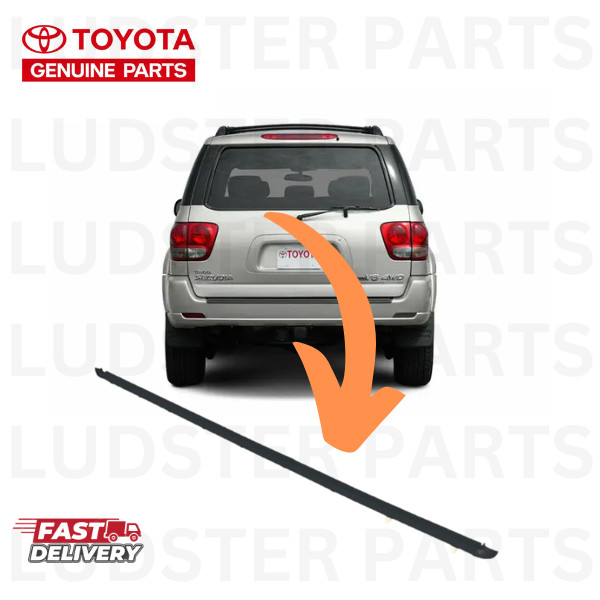 01 - 07 Toyota Sequoia Sliding Rear Window Molding Trim OEM GENUINE NEW