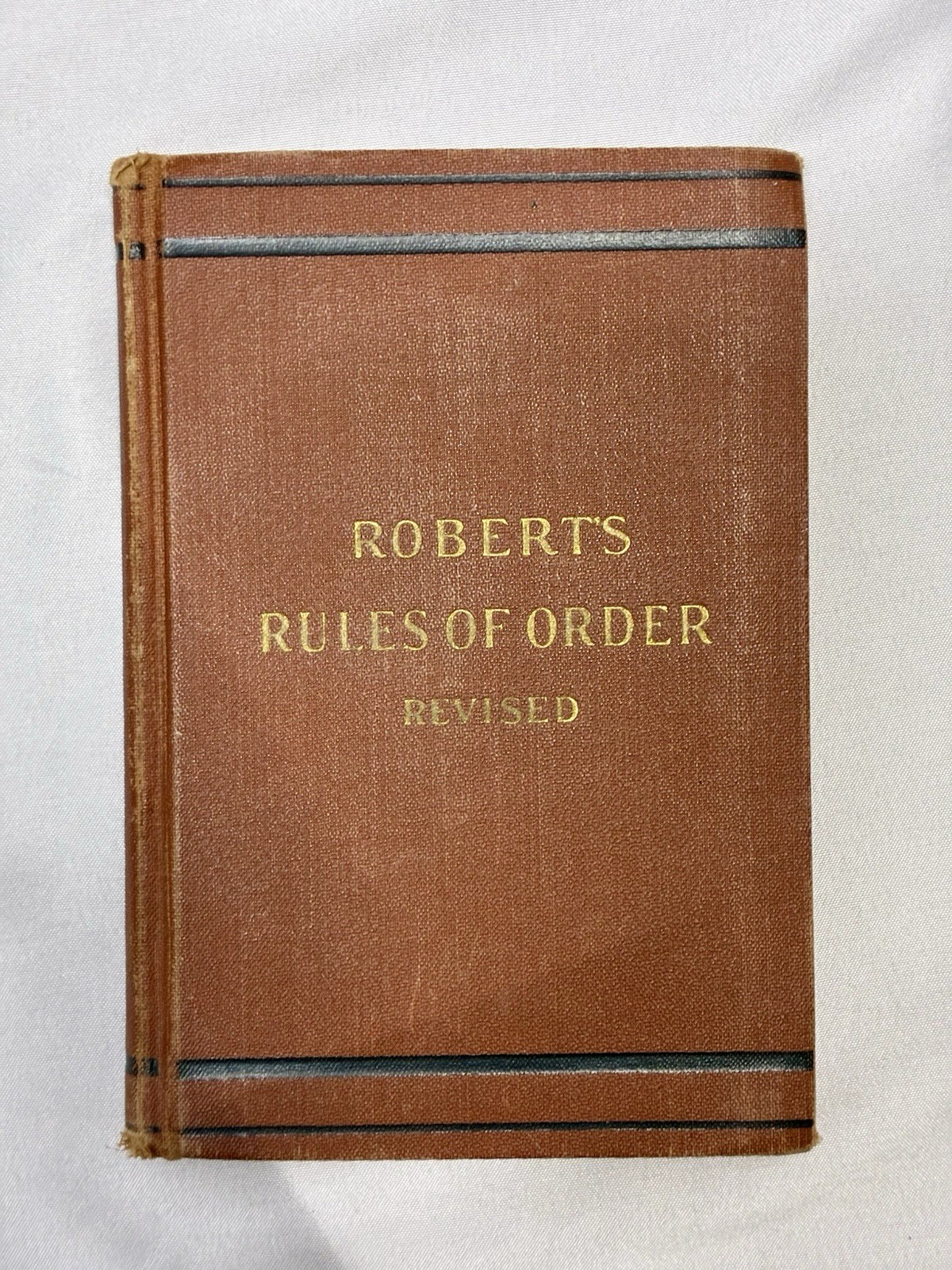 Vintage Robert's Rules of Order Revised Parliamentary Law Hardcover