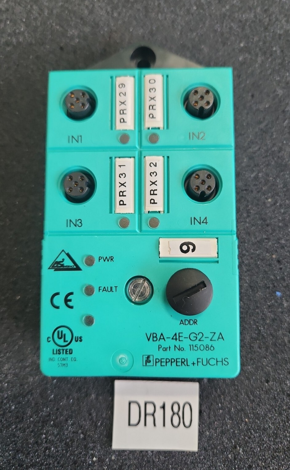 *PREOWNED* PEPPERL & FUCHS VBA-4E-G2-ZA Interface Sensor Module ⚡️🇺🇸 SHIP