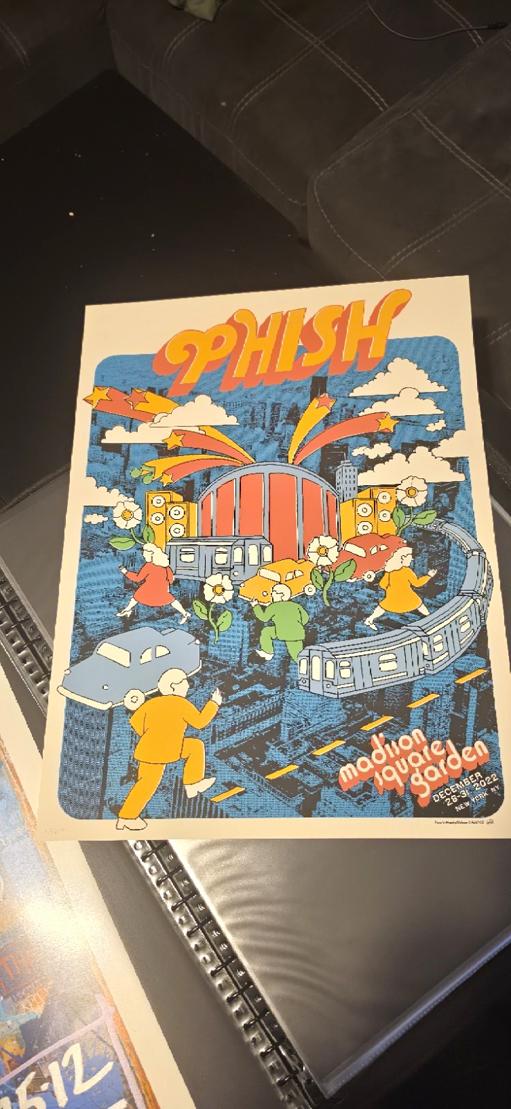 Phish Madison Square Garden NYC 12/28-31/2022 Concert Poster #318/1200