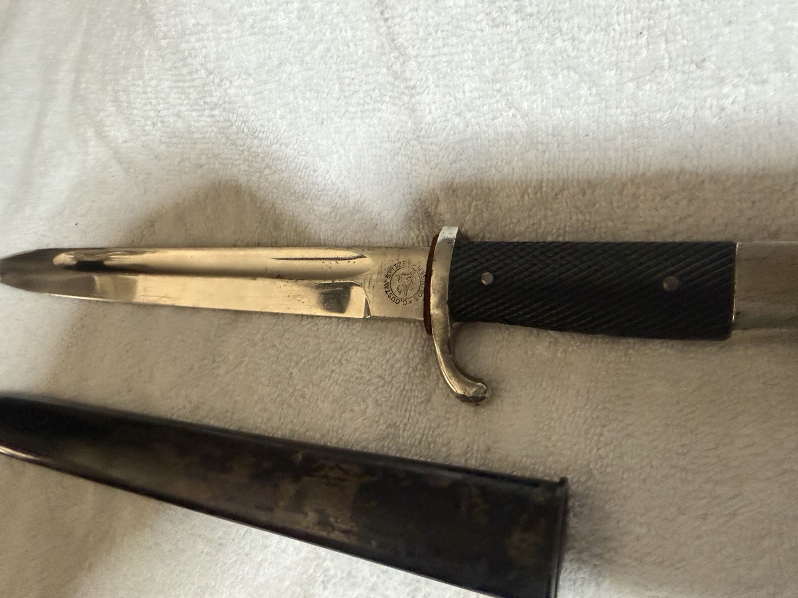 WWII Era Gustav Spitzer German Dress Parade Bayonet Mauser K98 Solingen Germany WWII Era Gustav Spitzer German Dress Parade Bayonet Mauser K98 Solingen Germany