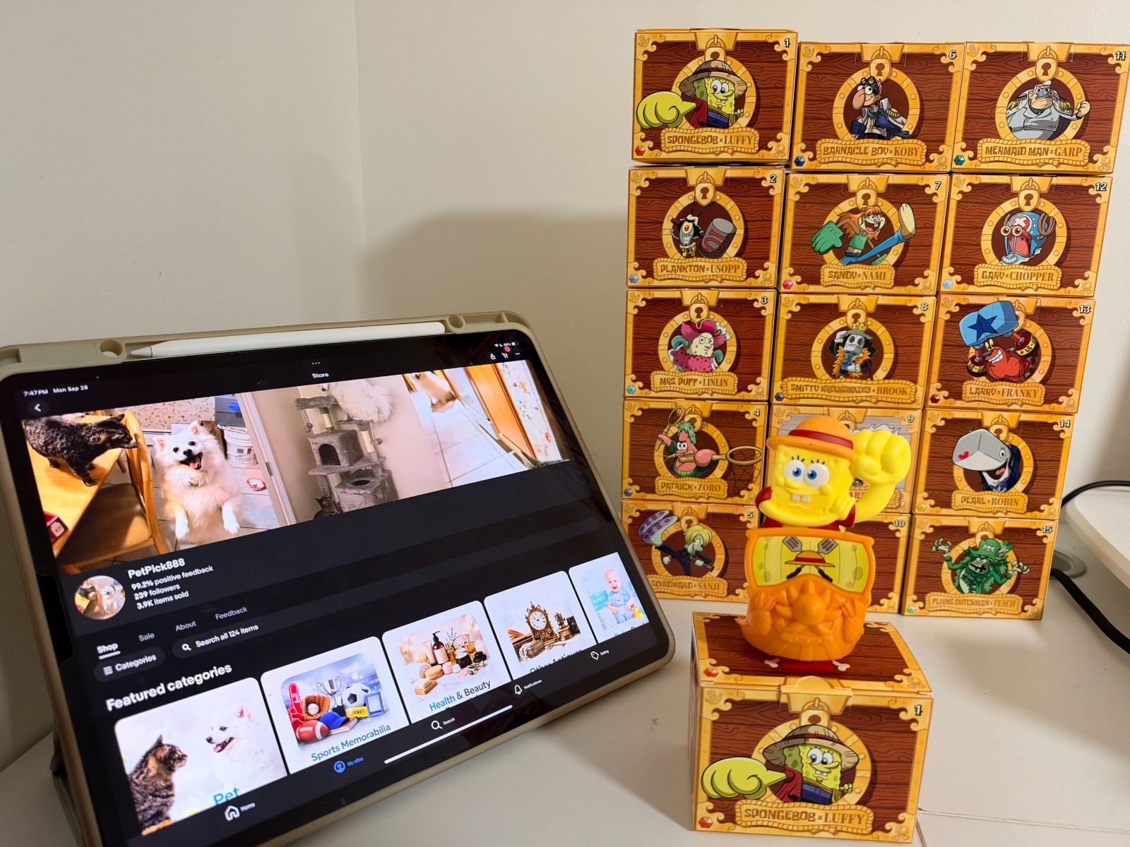 2026 McDonald's Happy Meal SpongeBob x One Piece Singles or Sets