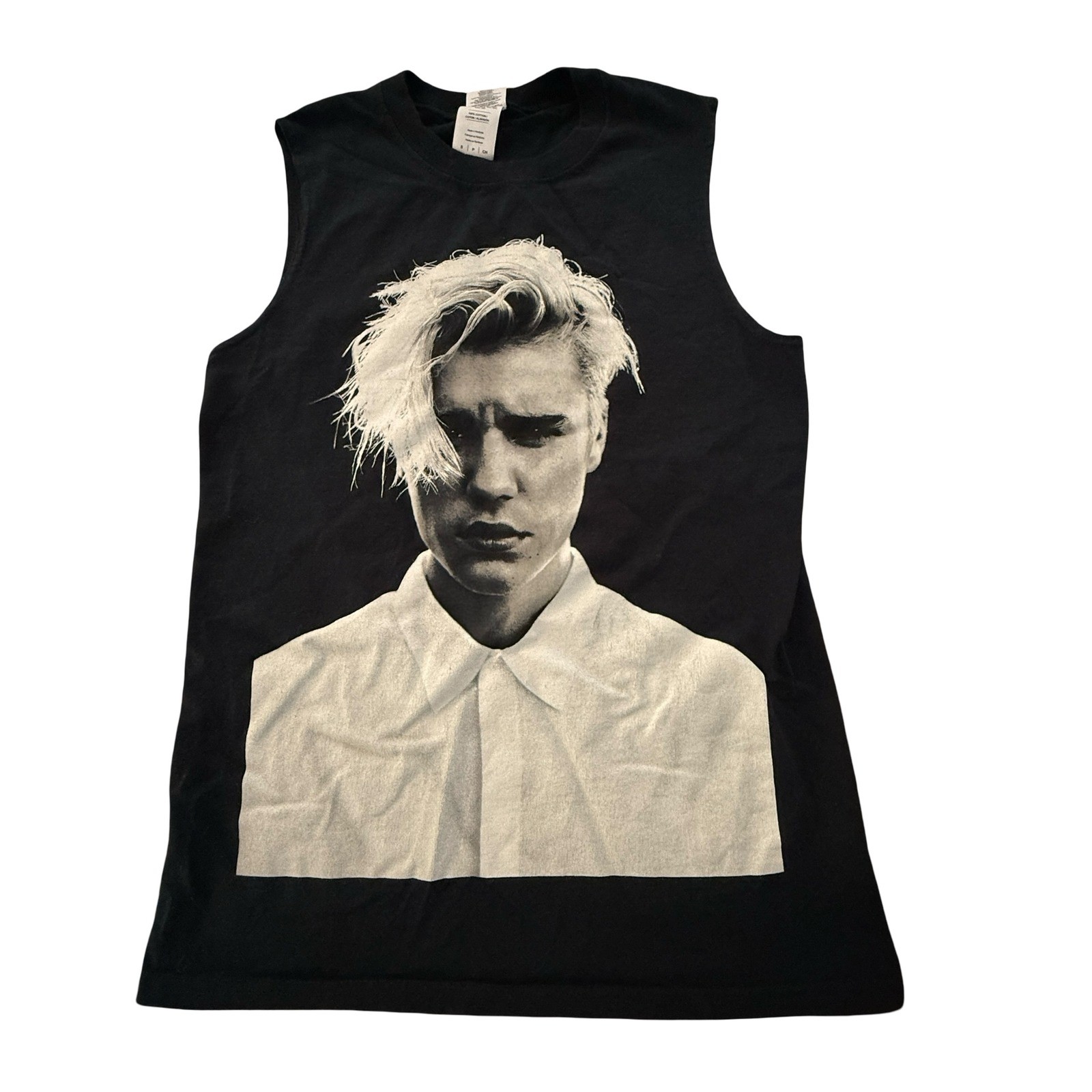 Gildan Justin Bieber Muscle Tank Small Black Graphic Purpose Tour Shirt Jersey 6