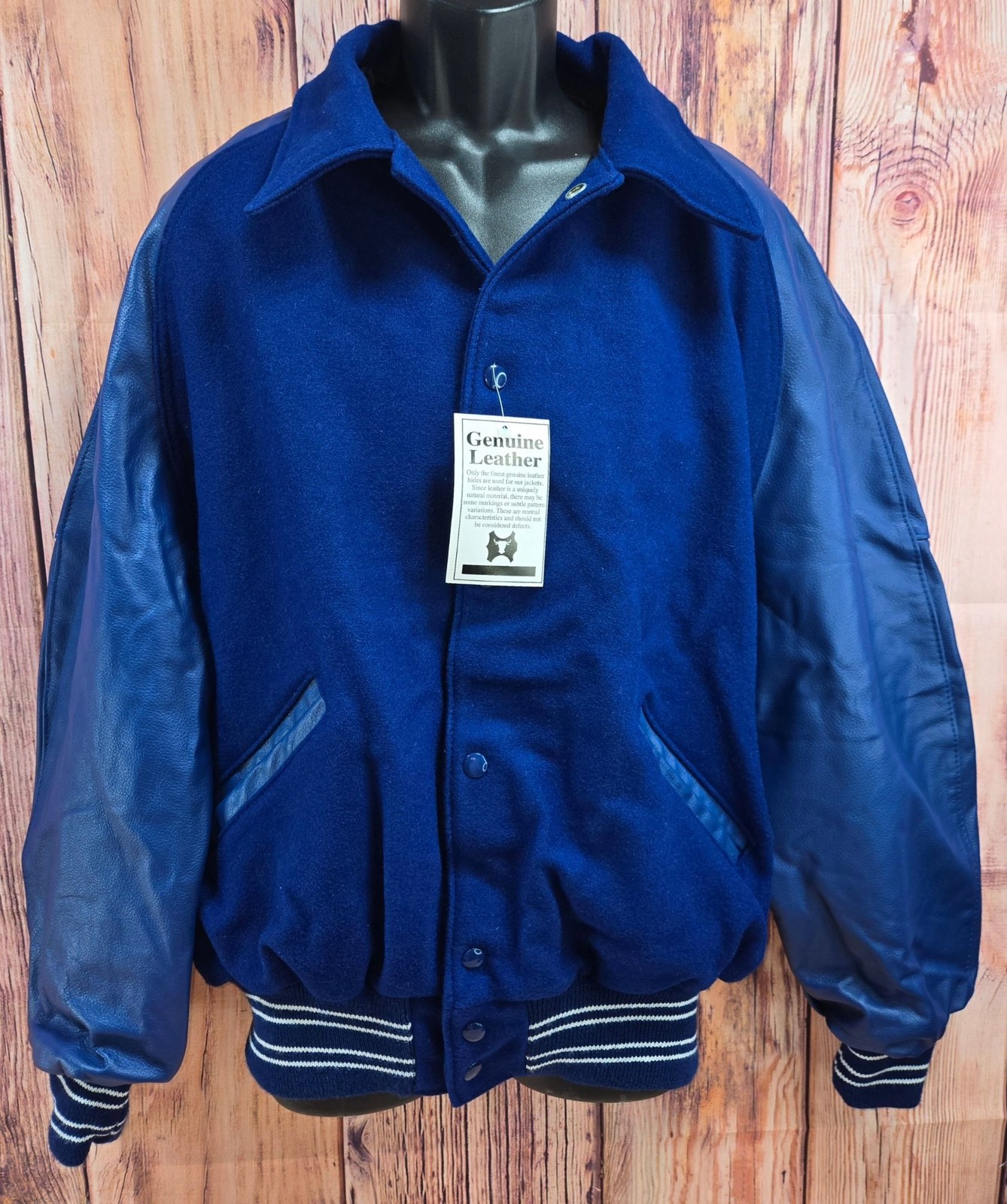 Rock Creek Varsity Jacket Size XL Navy Letterman NWT Deadstock Rock Creek Varsity Jacket Size XL Navy Letterman NWT Deadstock