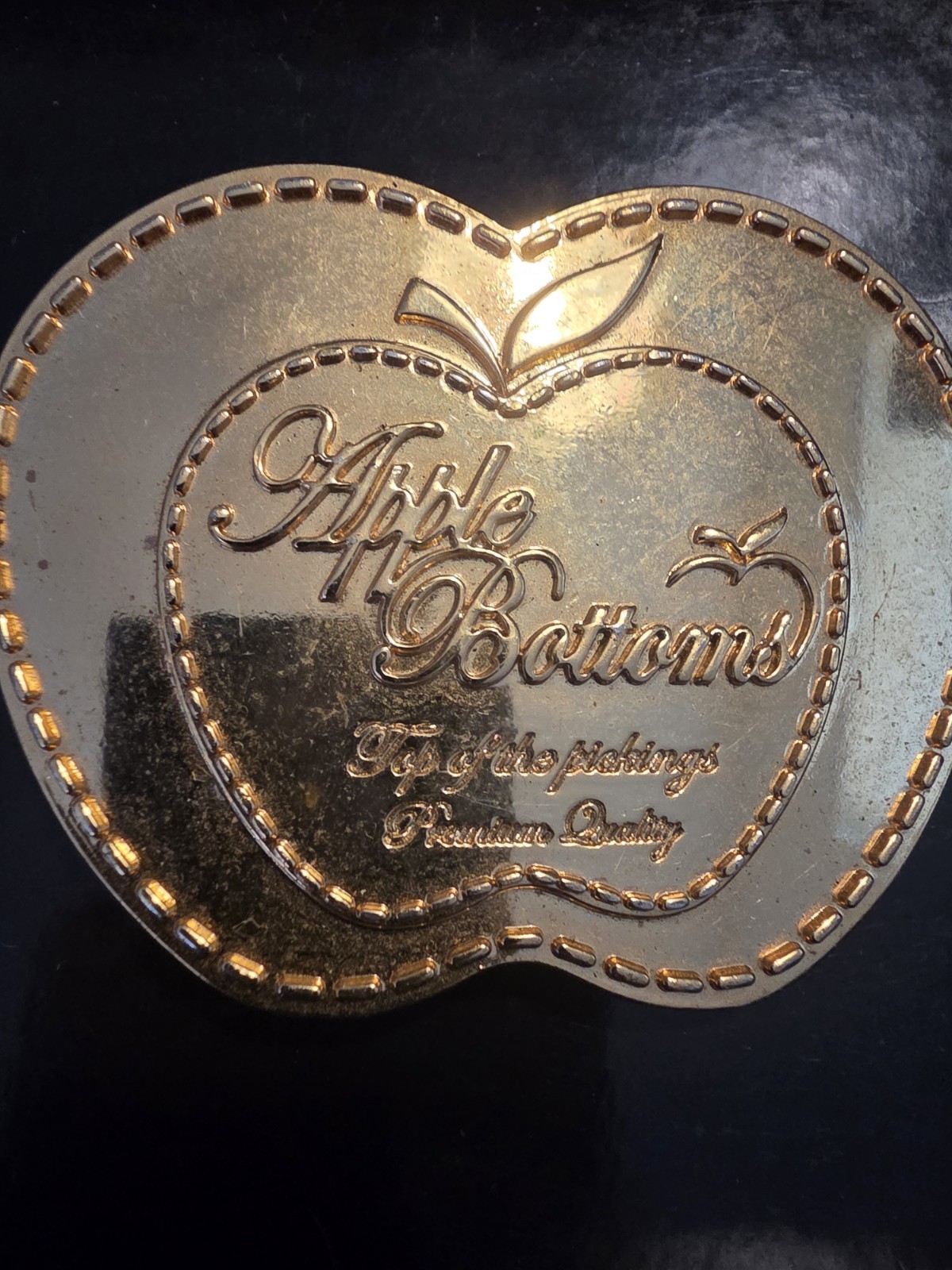 RARE Vintage Apple Bottom Belt Buckle RARE Vintage Apple Bottom Belt Buckle