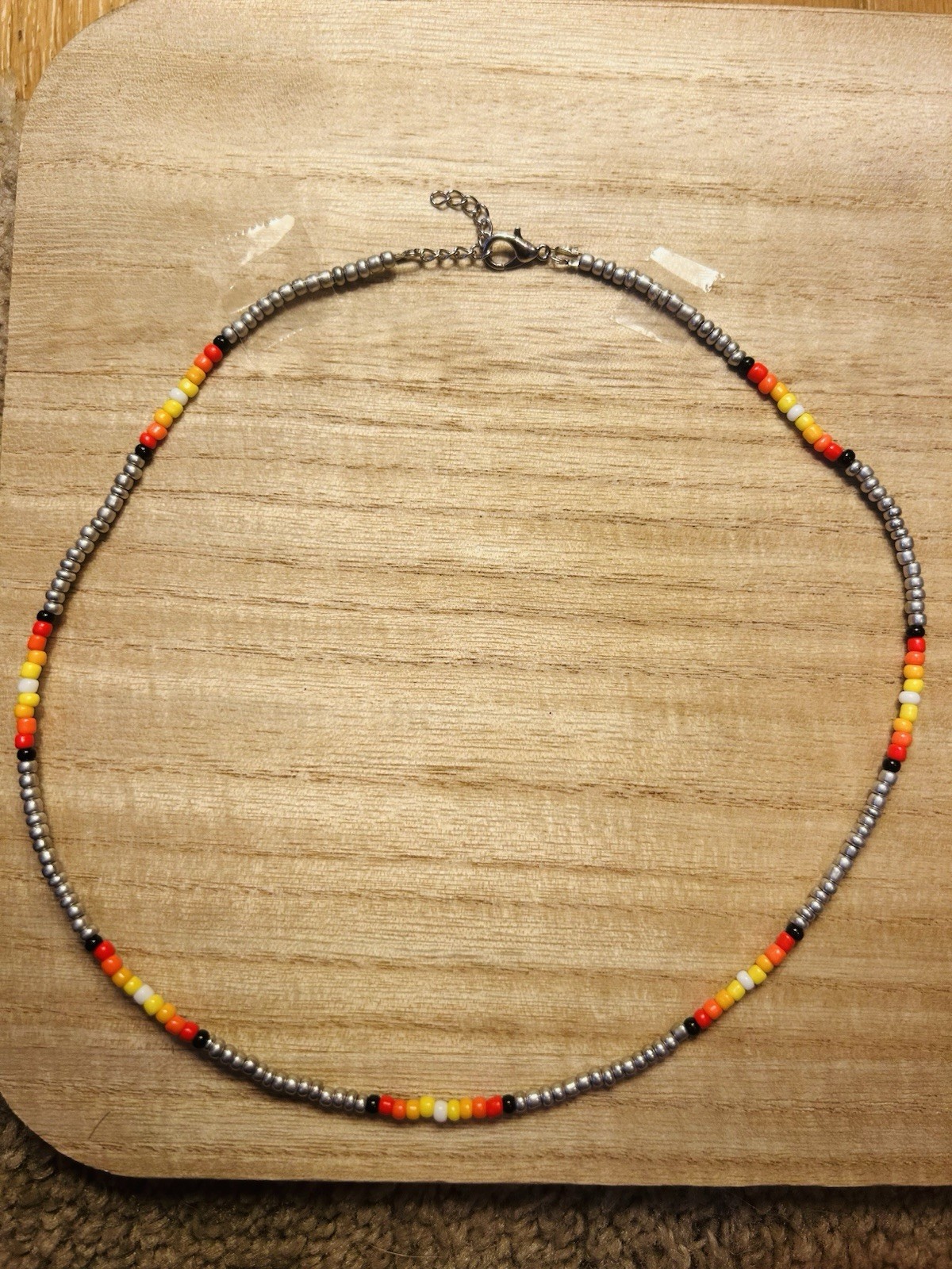 Western seed bead necklace Glass Beads Ball/Bead Chain Lobster Adjustable wire Western seed bead necklace Glass Beads Ball/Bead Chain Lobster Adjustable wire
