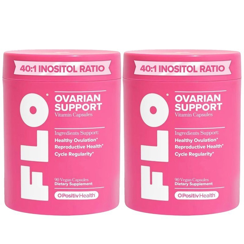 2 BOTTLES-O Positiv FLO Ovarian Support Vitamin-Women\'s Ovarian Health & Hormone