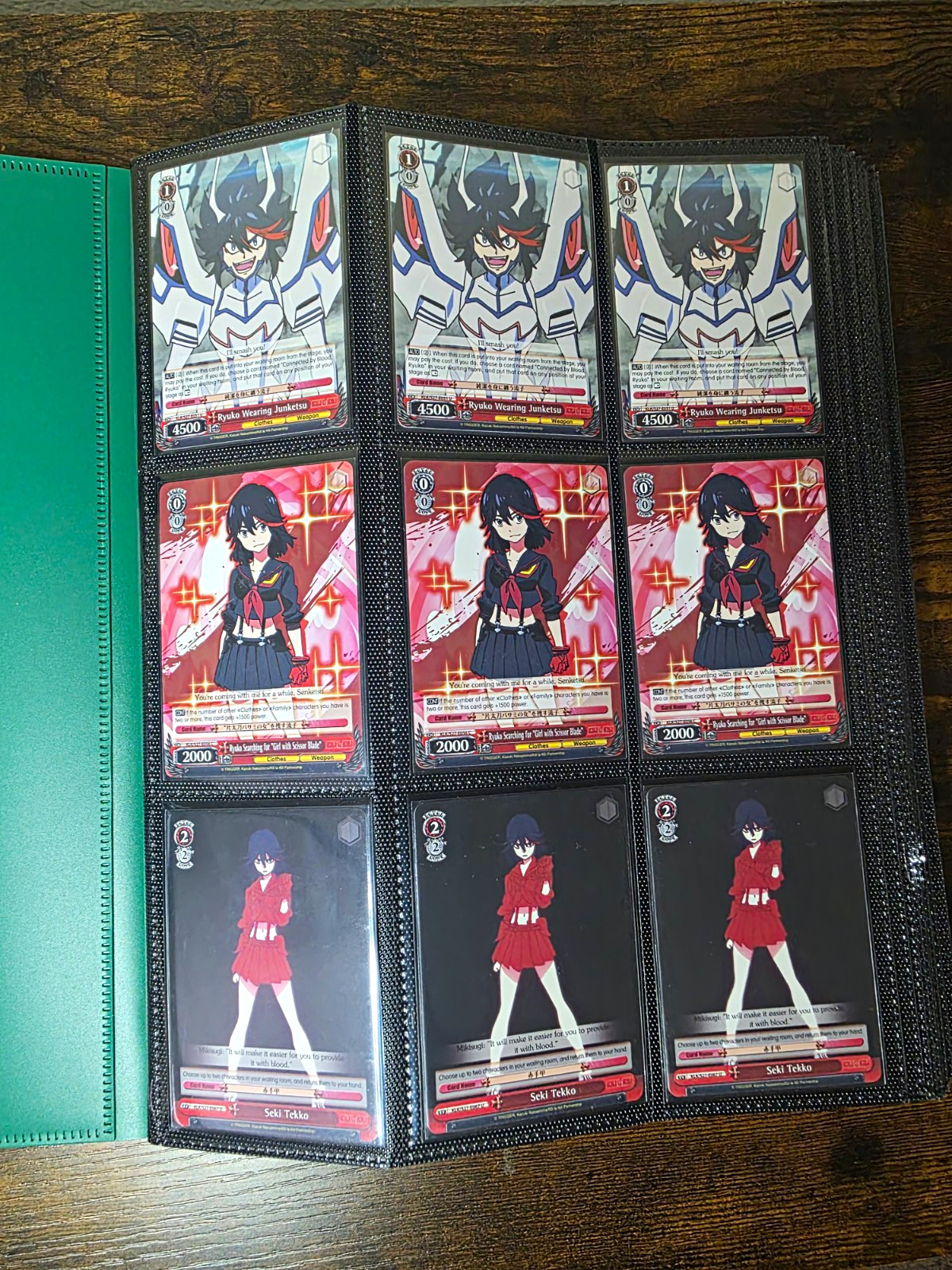 Bushiroad Weiss Schwarz Kill la Kill Card Lot English 2014 (Binder Not Included) Bushiroad Weiss Schwarz Kill la Kill Card Lot English 2014 (Binder Not Included)