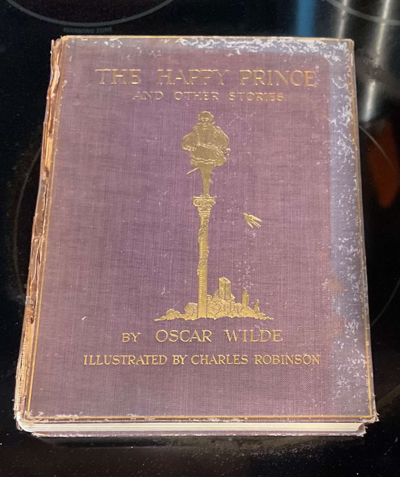 Antique Oscar Wilde The Happy Prince 1913 Charles Robinson 12-Color Plates