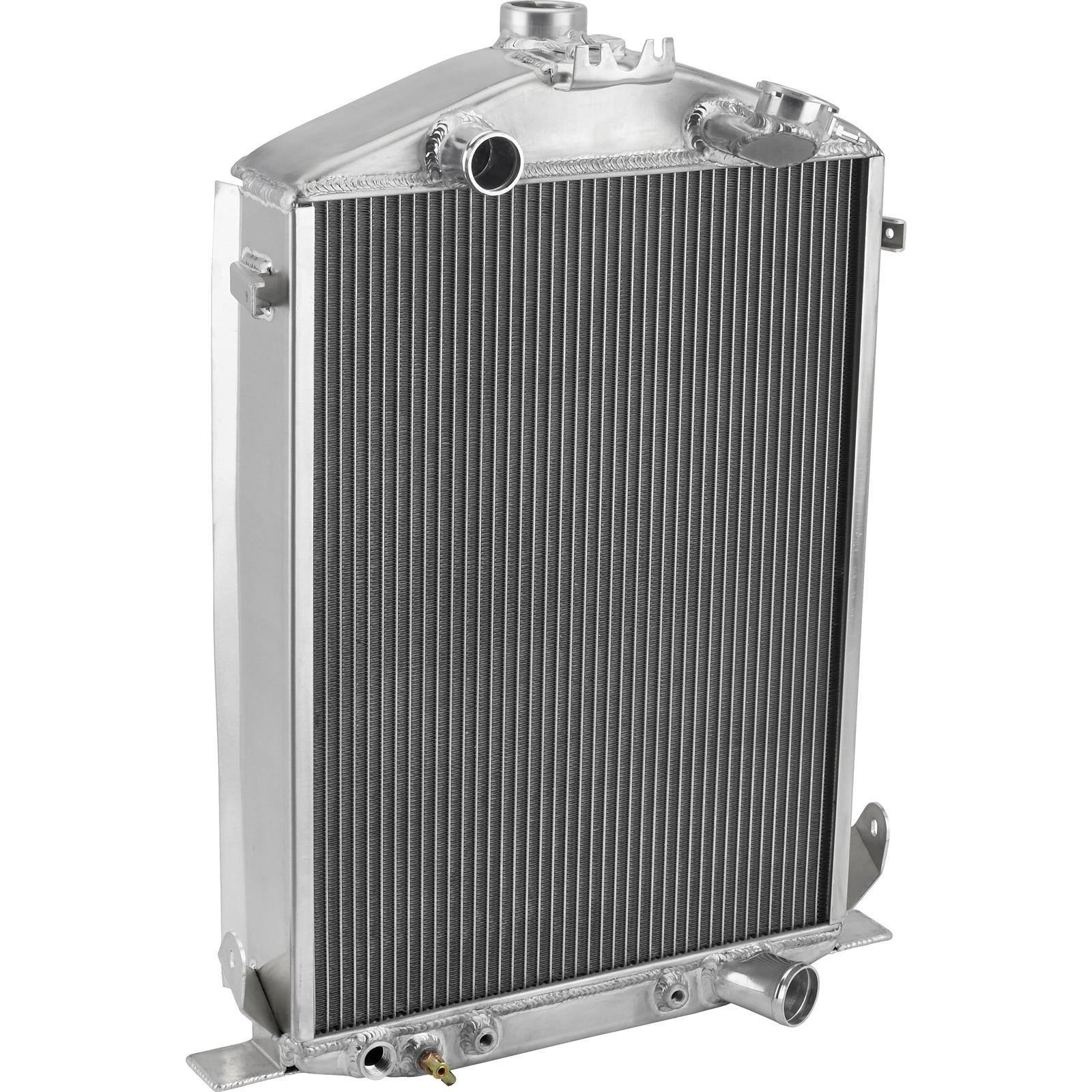 1932 Fits Ford Aluminum Radiator, Fits Chevy Engine, Stock Height
