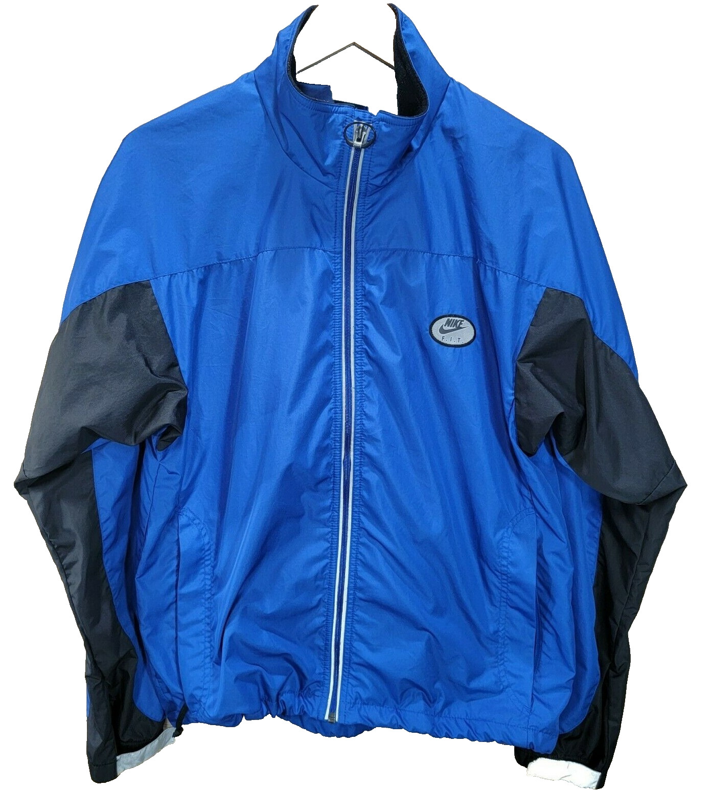 VTG Nike FIT Jogging Run Light Weight Jacket Adult Small Full Zip Pockets
