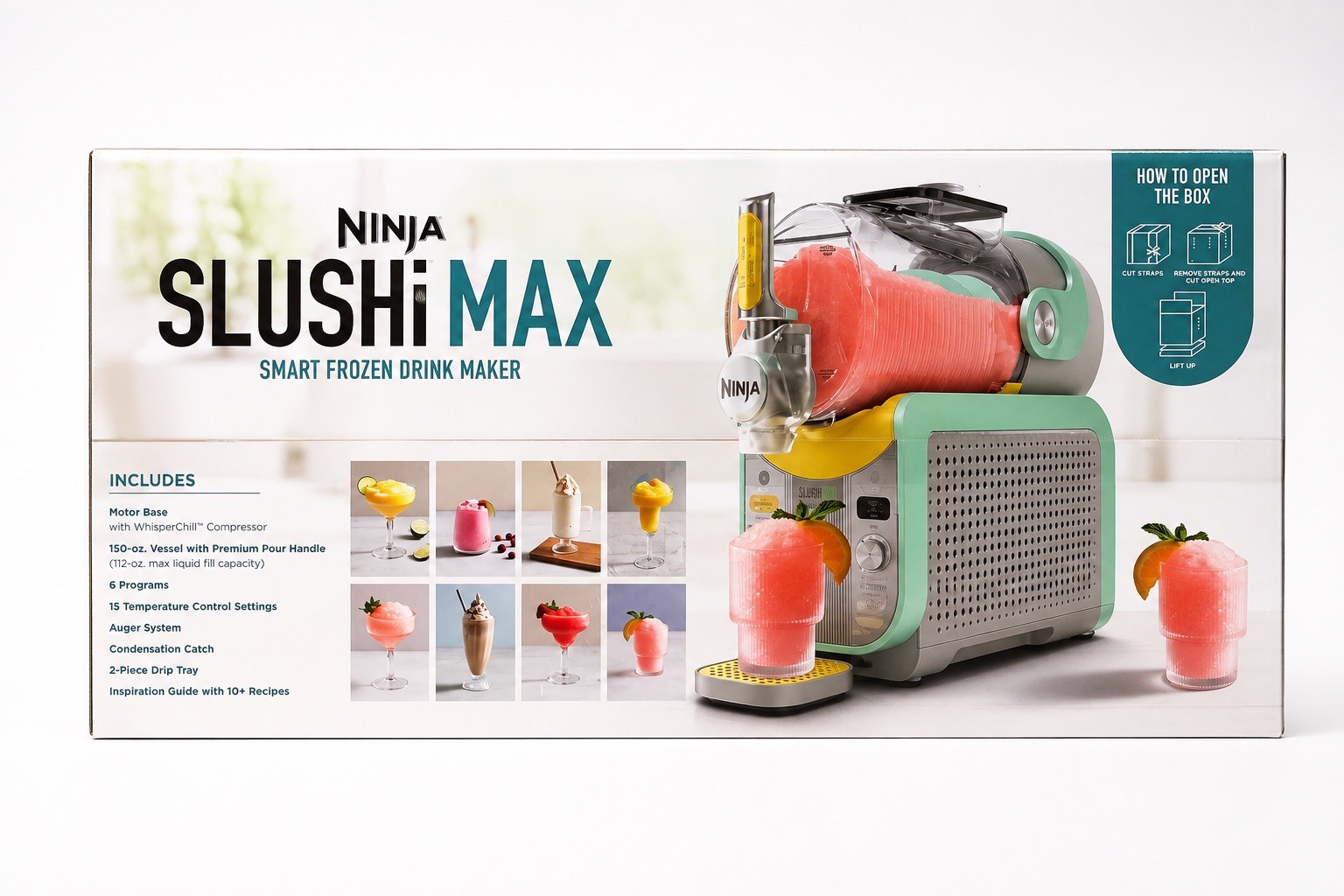 (Brand New) | Ninja SLUSHi Max XXL Frozen Drink Maker - [FS605, Lemon/Mint]