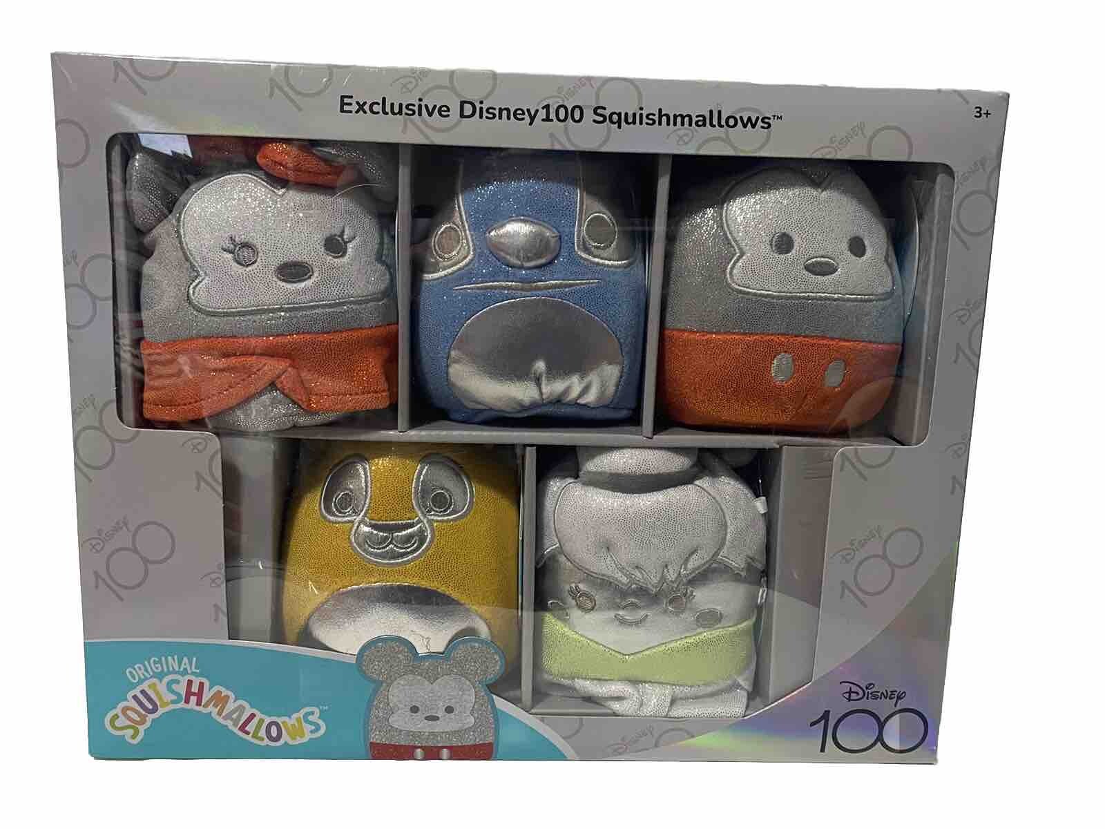 Squishmallows Disney 100 - 5pk Box Set. Brand New And Sealed.