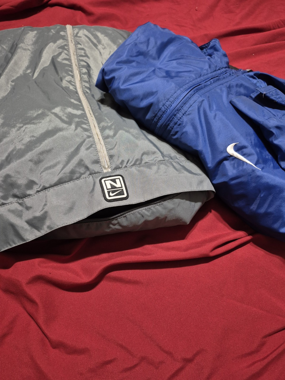Vintage 90s Nike Lightweight Jacket Lot Size XL Blue Silver 90s Early 00s Vintage 90s Nike Lightweight Jacket Lot Size XL Blue Silver 90s Early 00s
