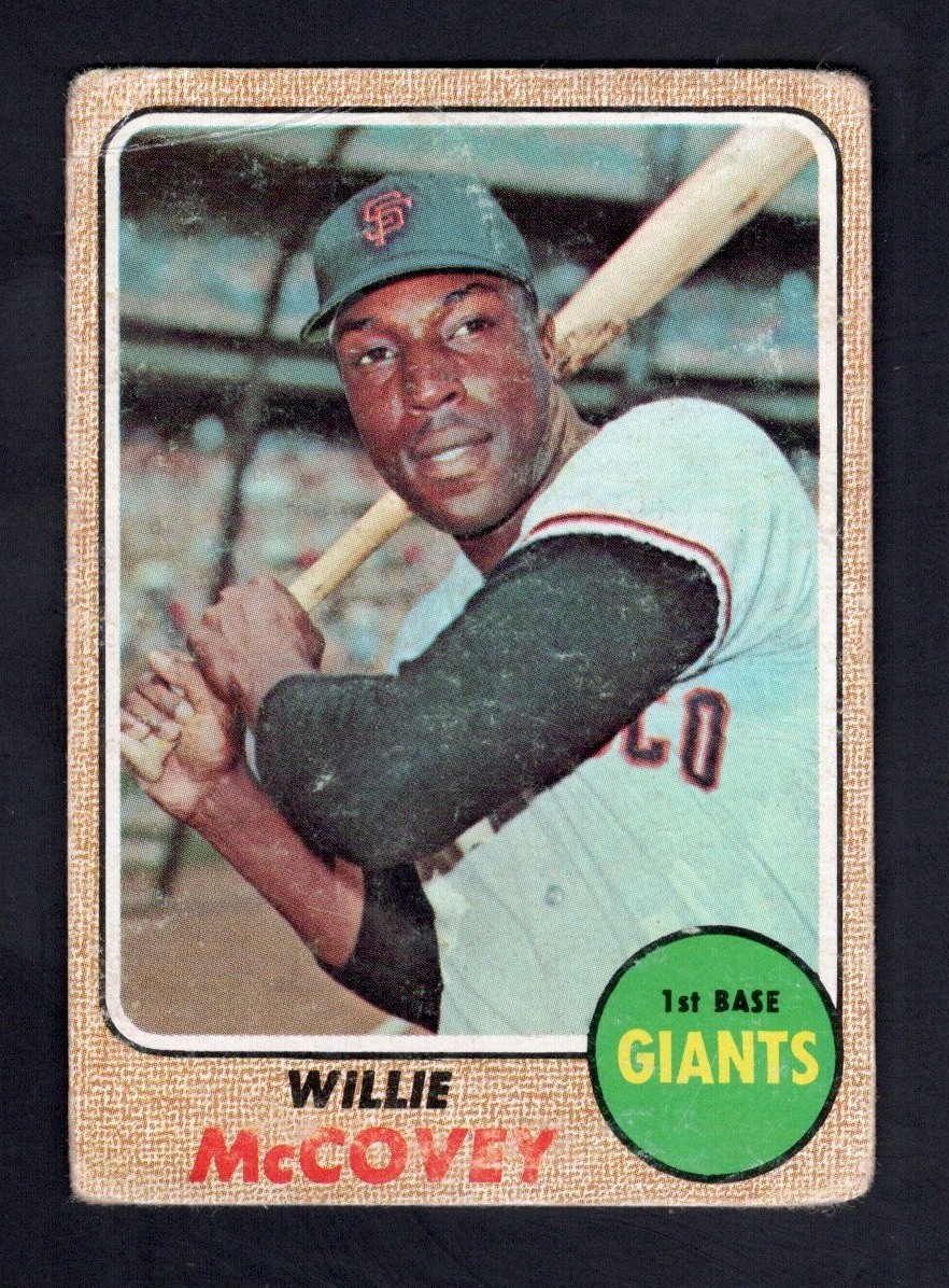 1968 Topps Baseball Card #290 Willie McCovey HOF San Francisco Giants PR-FR