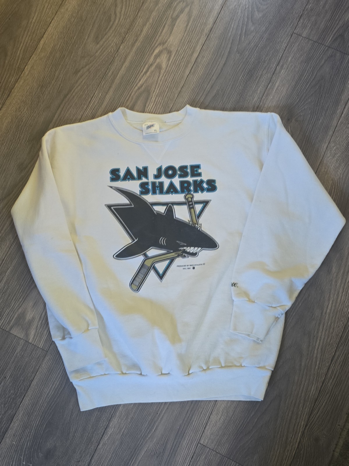 Vintage 1991 San Jose Sharks Sweatshirt Mens Size XL NHL - RARE Vintage 1991 San Jose Sharks Sweatshirt Mens Size XL NHL - RARE