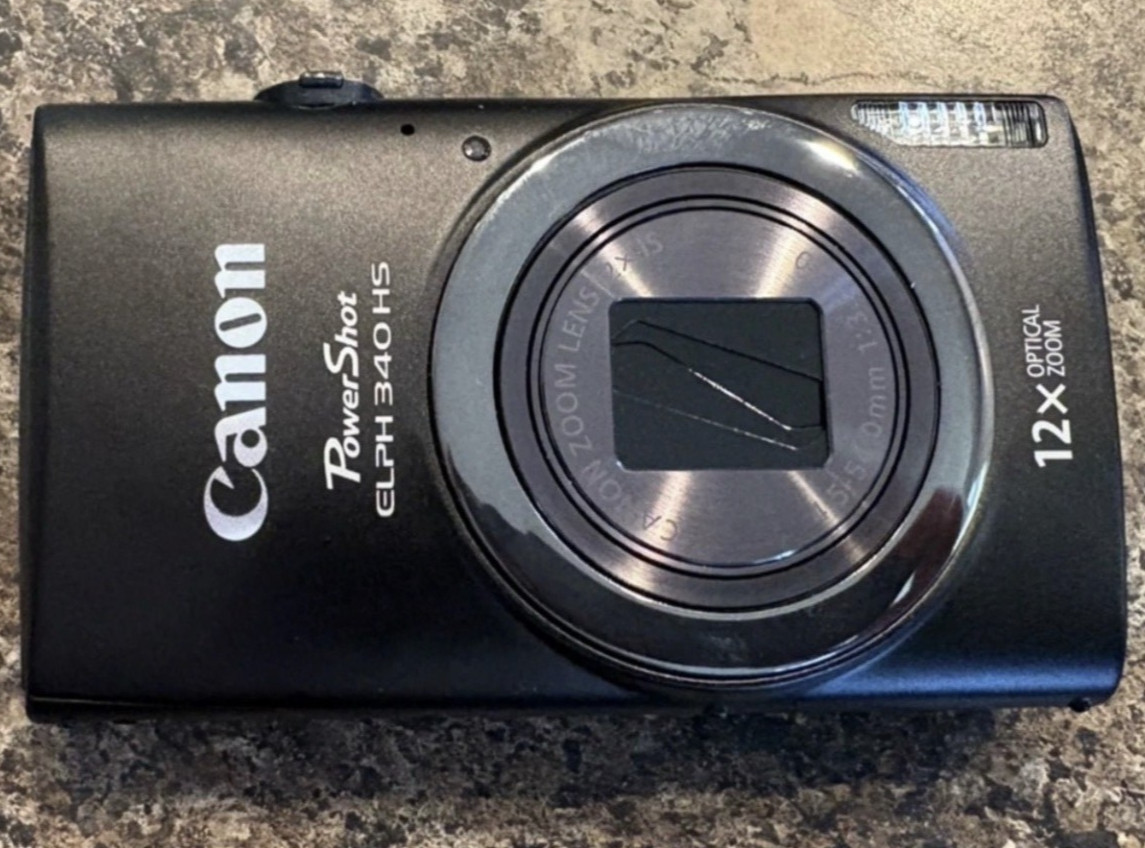 New Canon PowerShot ELPH 340 HS 16.1MP Digital Camera Black w/ 12x Zoom Bundle New Canon PowerShot ELPH 340 HS 16.1MP Digital Camera Black w/ 12x Zoom Bundle
