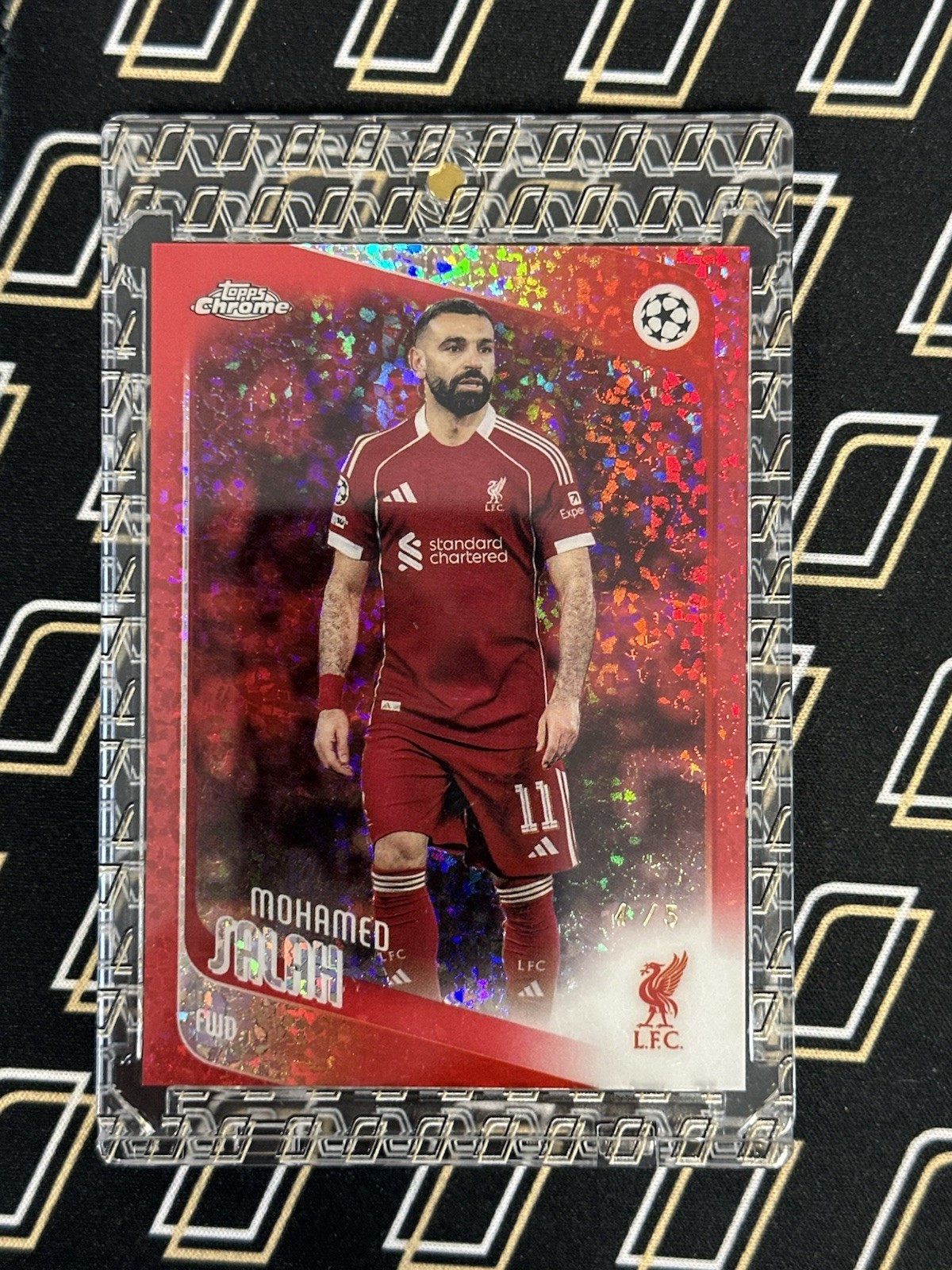 Mohamed Salah Mini Diamond Red /5 Topps Chrome 2026