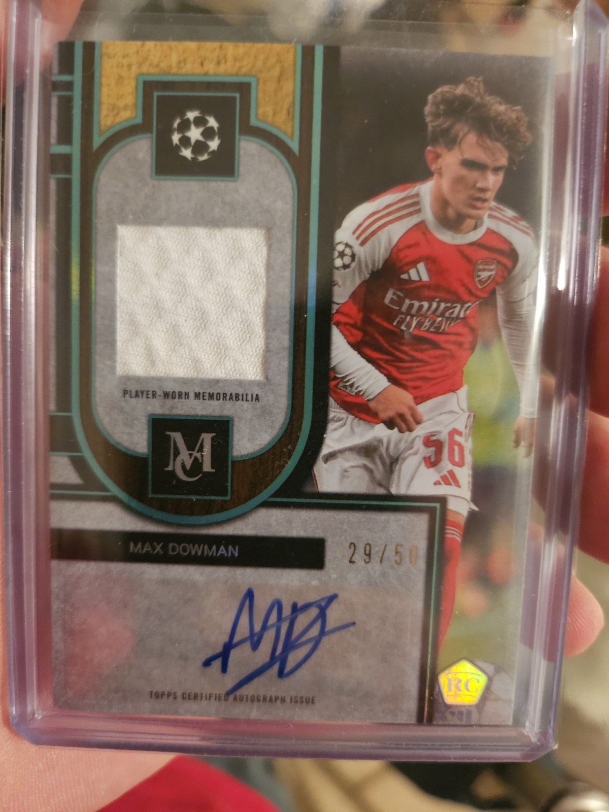 Max Dowman 29/50 from Topps Museum Collection Uefa Club Competitions 2025/26 Max Dowman 29/50 from Topps Museum Collection Uefa Club Competitions 2025/26