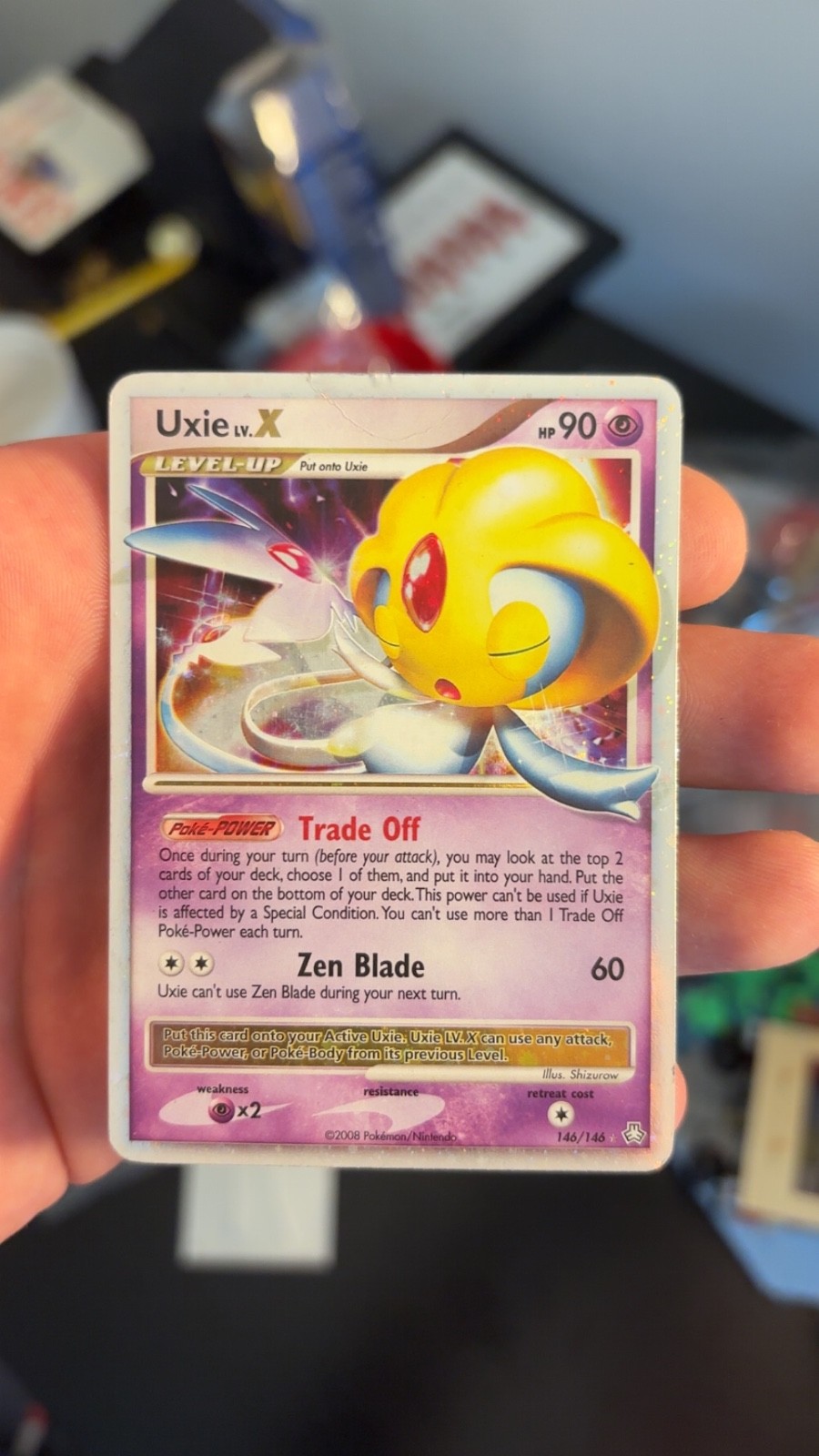 Uxie LV.X 146/146 Legends Awakened Holo