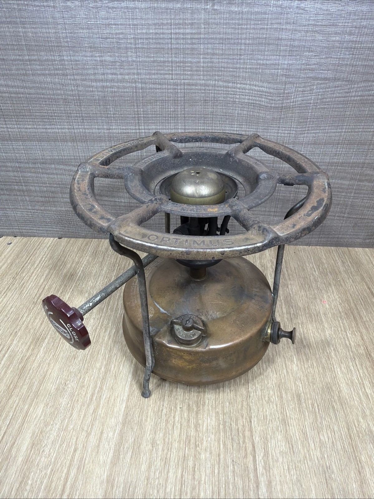 Vintage Optimus Stove No. 7 Camping Cooking HTF Vintage Optimus Stove No. 7 Camping Cooking HTF