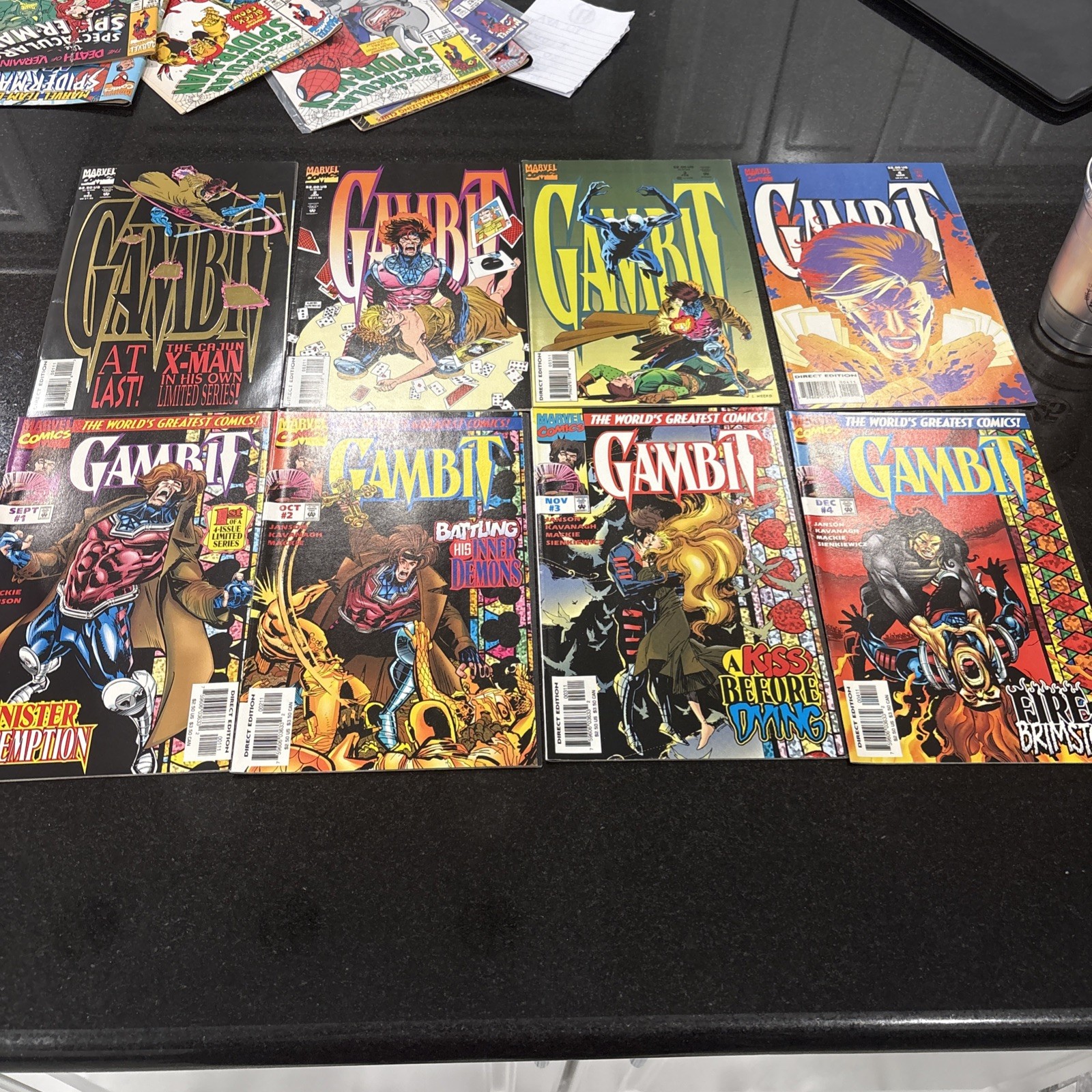 GAMBIT #1-4 FULL RUN MARVEL 1993 X-MEN HOWARD MACKIE-LEE WEEKS GAMBIT #1-4 FULL RUN MARVEL 1993 X-MEN HOWARD MACKIE-LEE WEEKS
