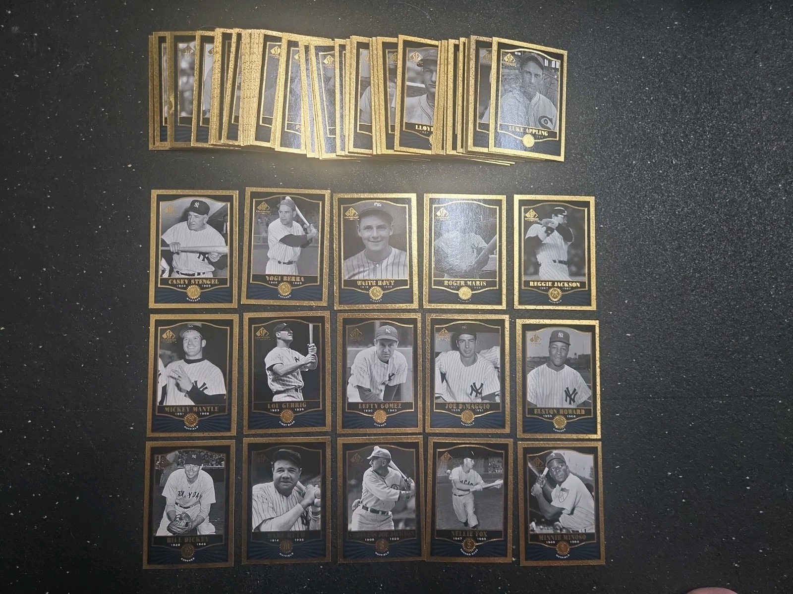 2001 SP Legendary Cuts baseball complete 1-90 card set - Mint 2001 SP Legendary Cuts baseball complete 1-90 card set - Mint