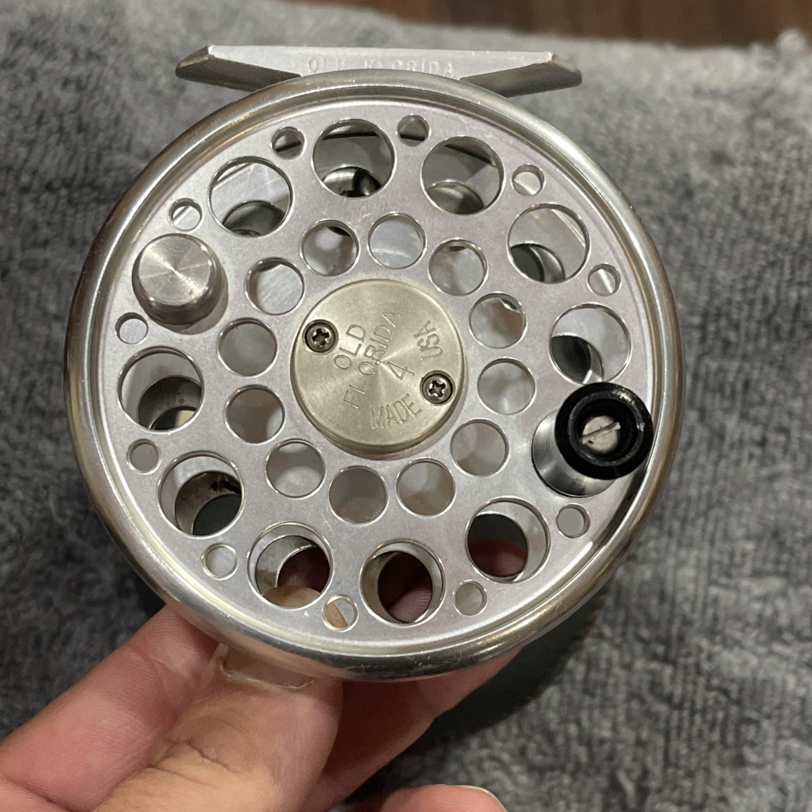 Vintage Old Florida No. 4 Fly Fishing Reel Pre Owned Made In USA