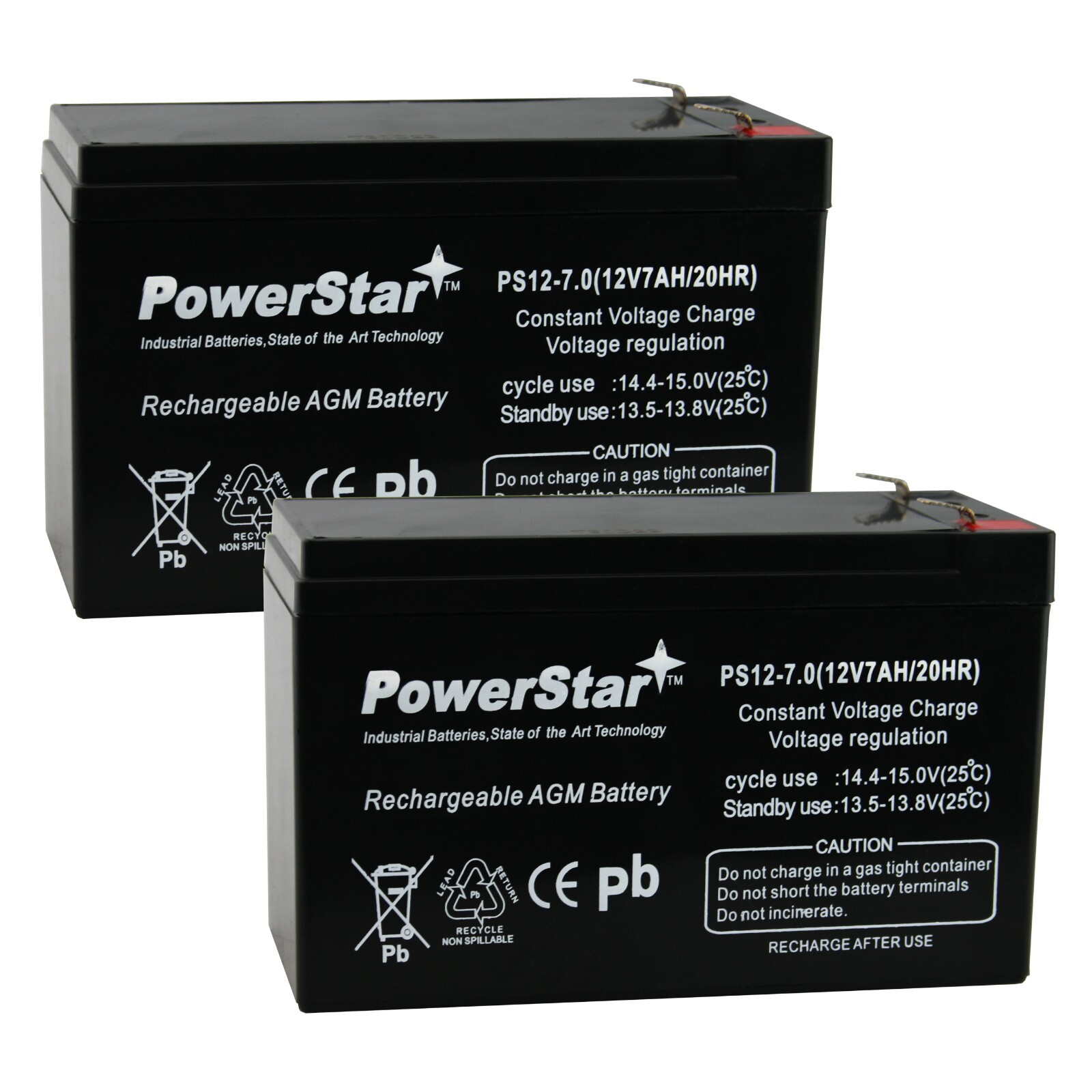 PowerStar Replacement UPS Battery for APC XS1500 - x2 Batteries