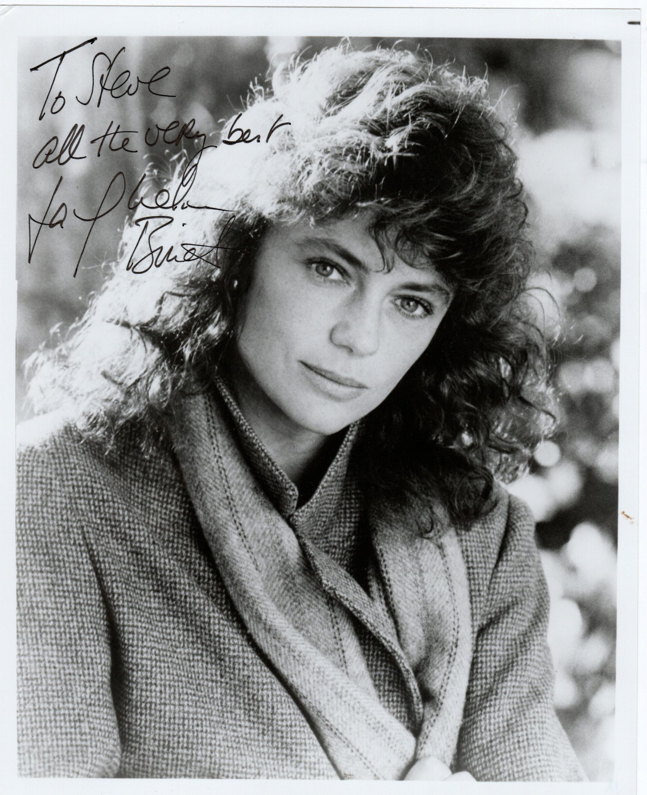 Lovely JACQUELINE BISSET Autograph Inscribed Signed 1981 8X10 B&W Photo w/ COA