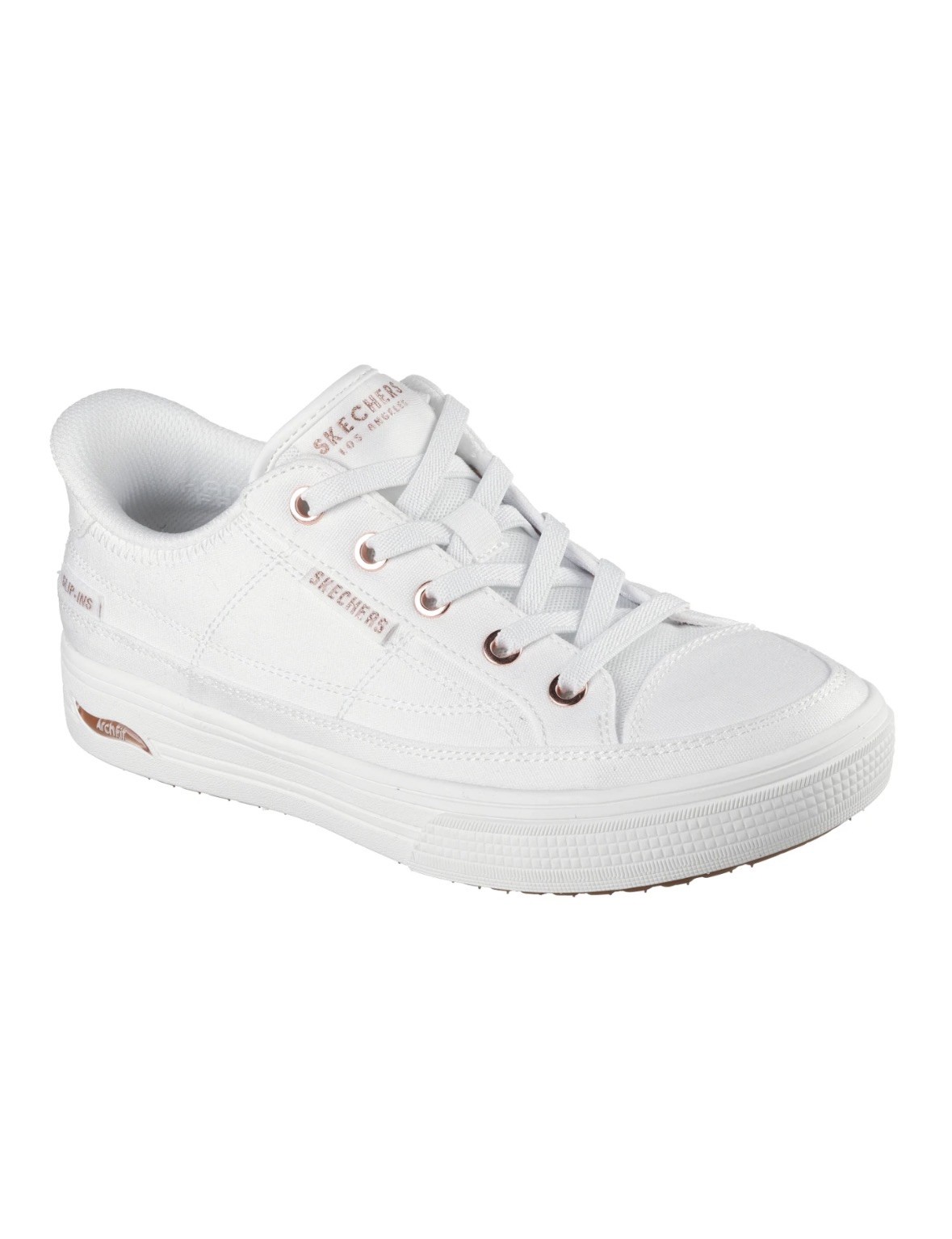 Skechers Womens Arch Fit Arcade See Ya There 177197/WHT Skechers Womens Arch Fit Arcade See Ya There 177197/WHT