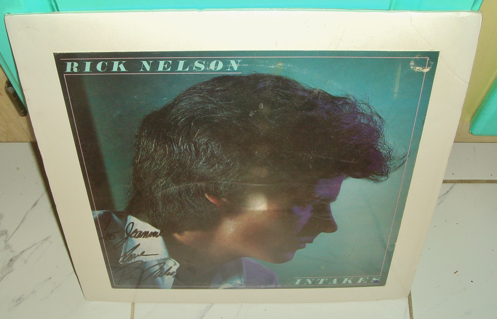 RICK NELSON - AUTOGRAPHED FRONT LP COVER MUSIC -HAND SIGNED BY NELSON RICK NELSON - AUTOGRAPHED FRONT LP COVER MUSIC -HAND SIGNED BY NELSON